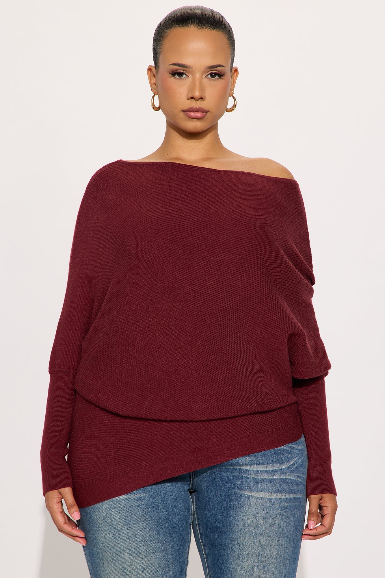 Karly Sweater - Wine