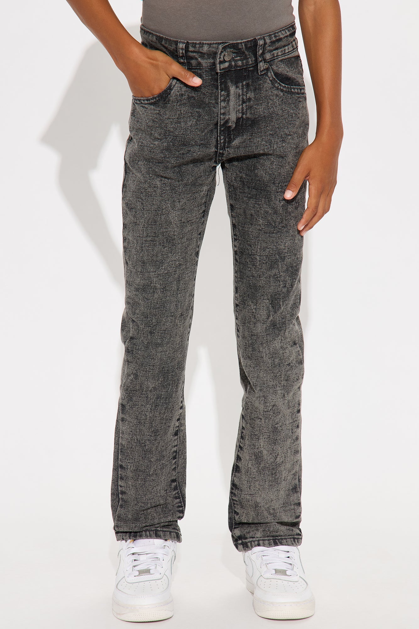 Mini Anyway Skinny Jeans - Black Wash