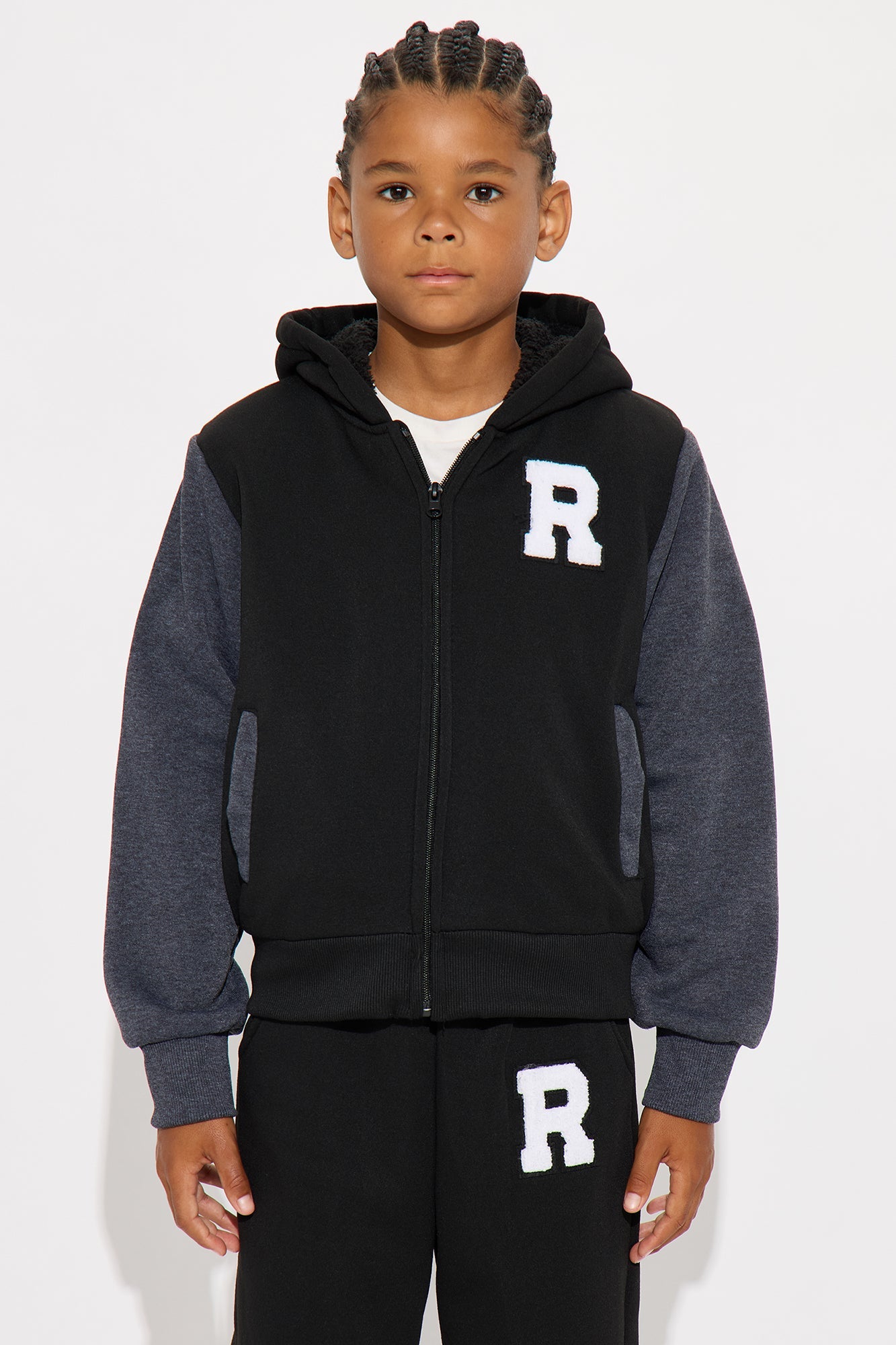 Mini Ridah Matching Pant Set - Black