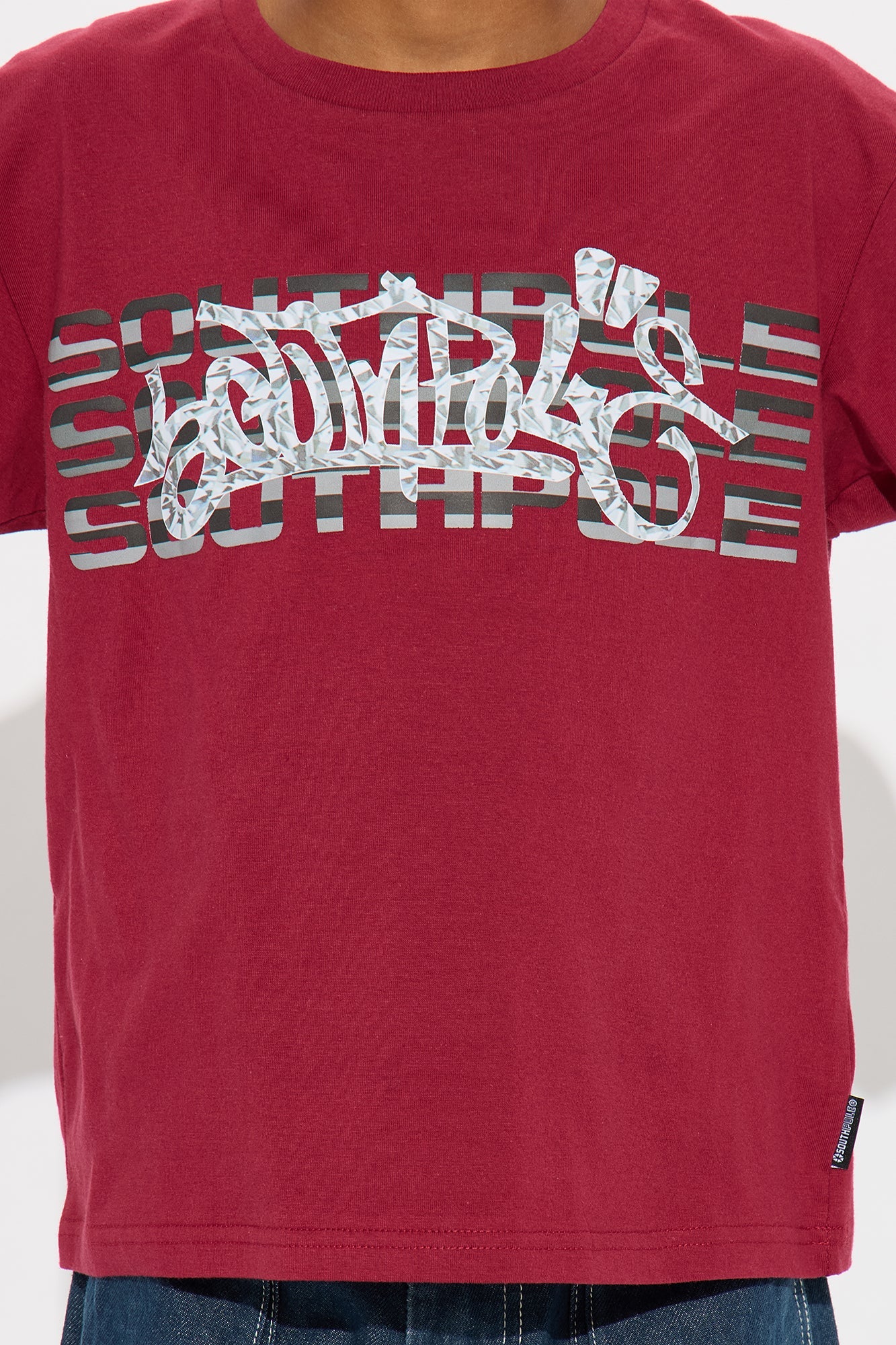 Mini Southpole Signature Short Sleeve Tee - Red