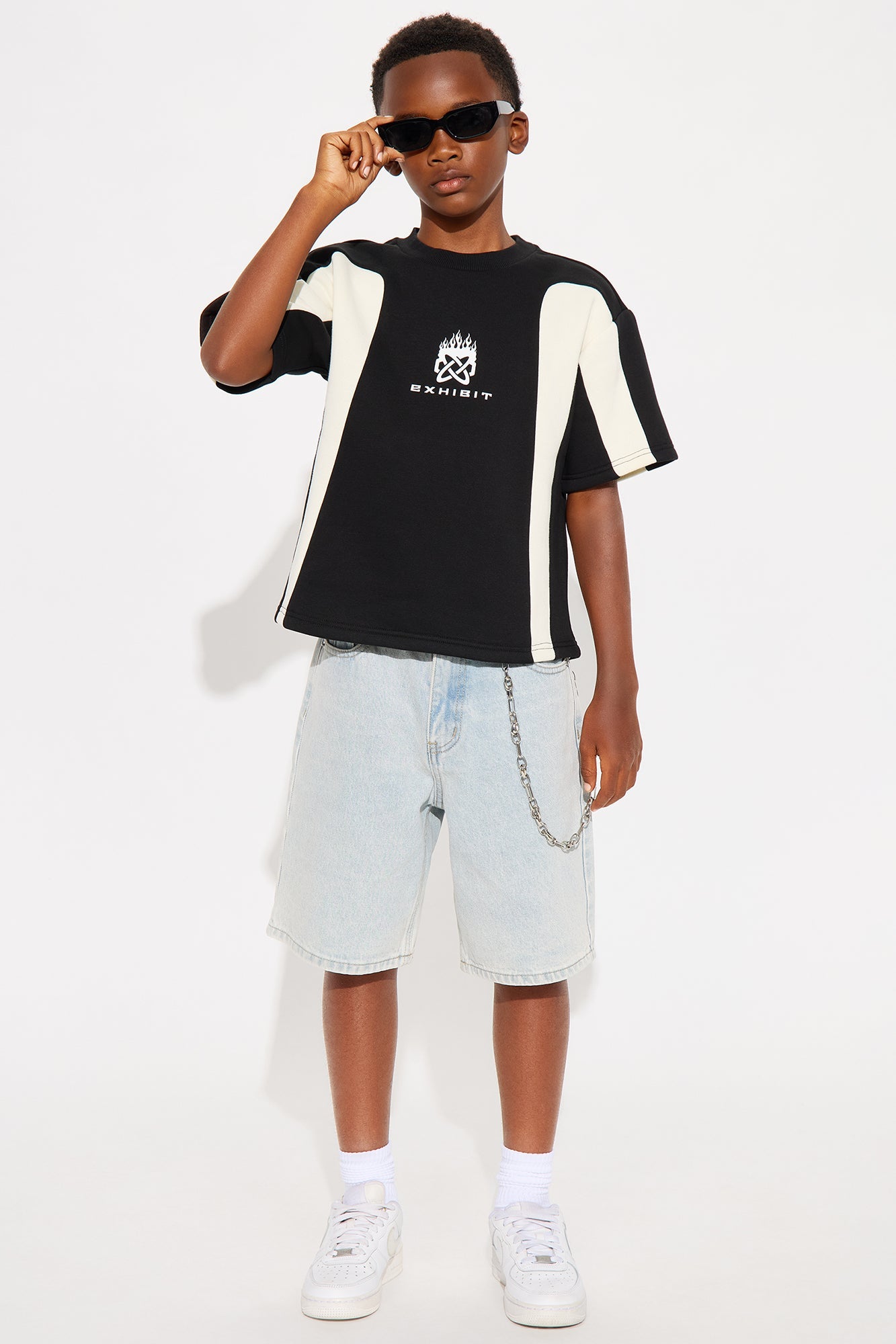 Mini Tyson Exhibit Short Sleeve Tee - Black/combo