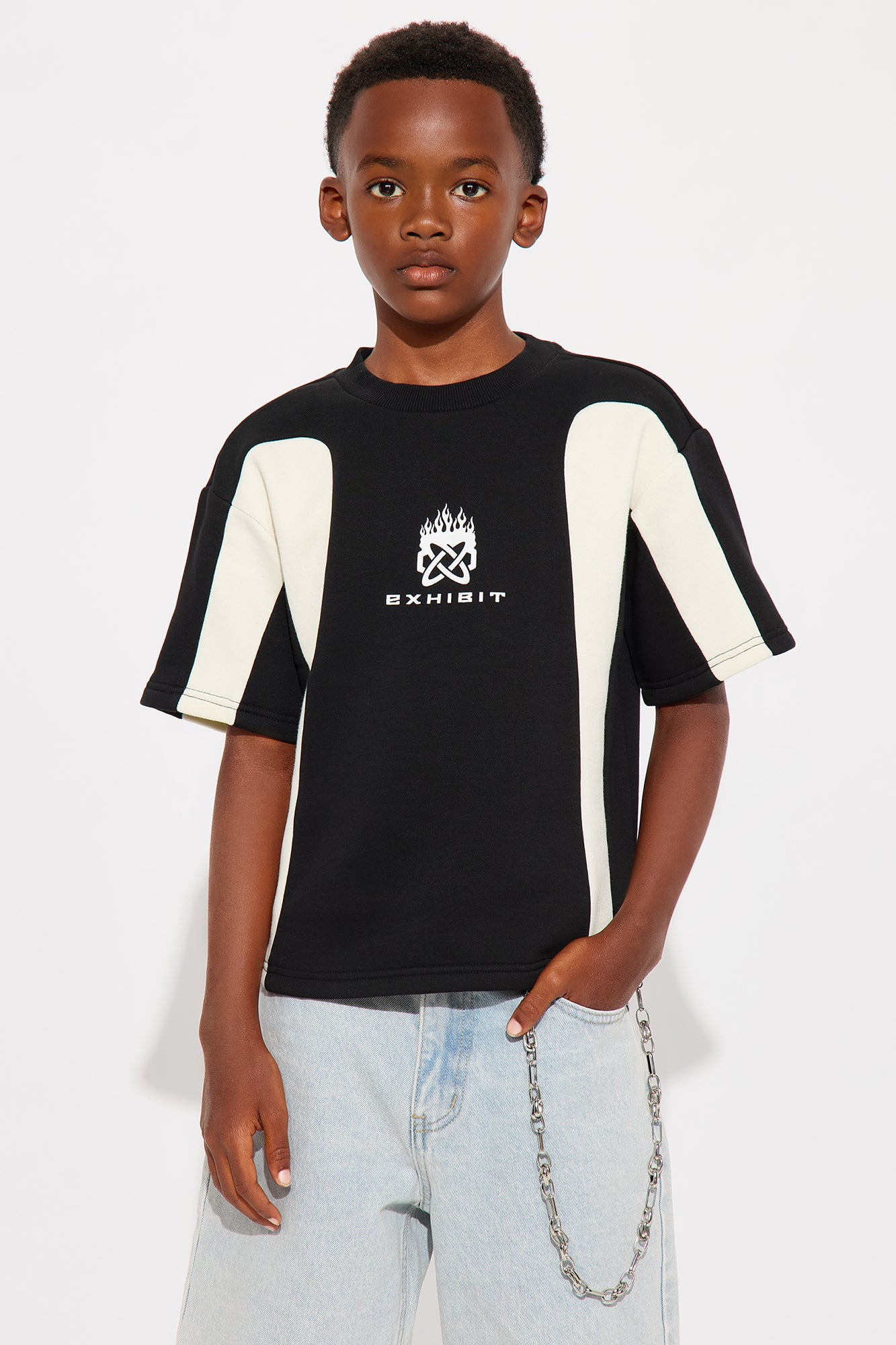 Mini Tyson Exhibit Short Sleeve Tee - Black/combo