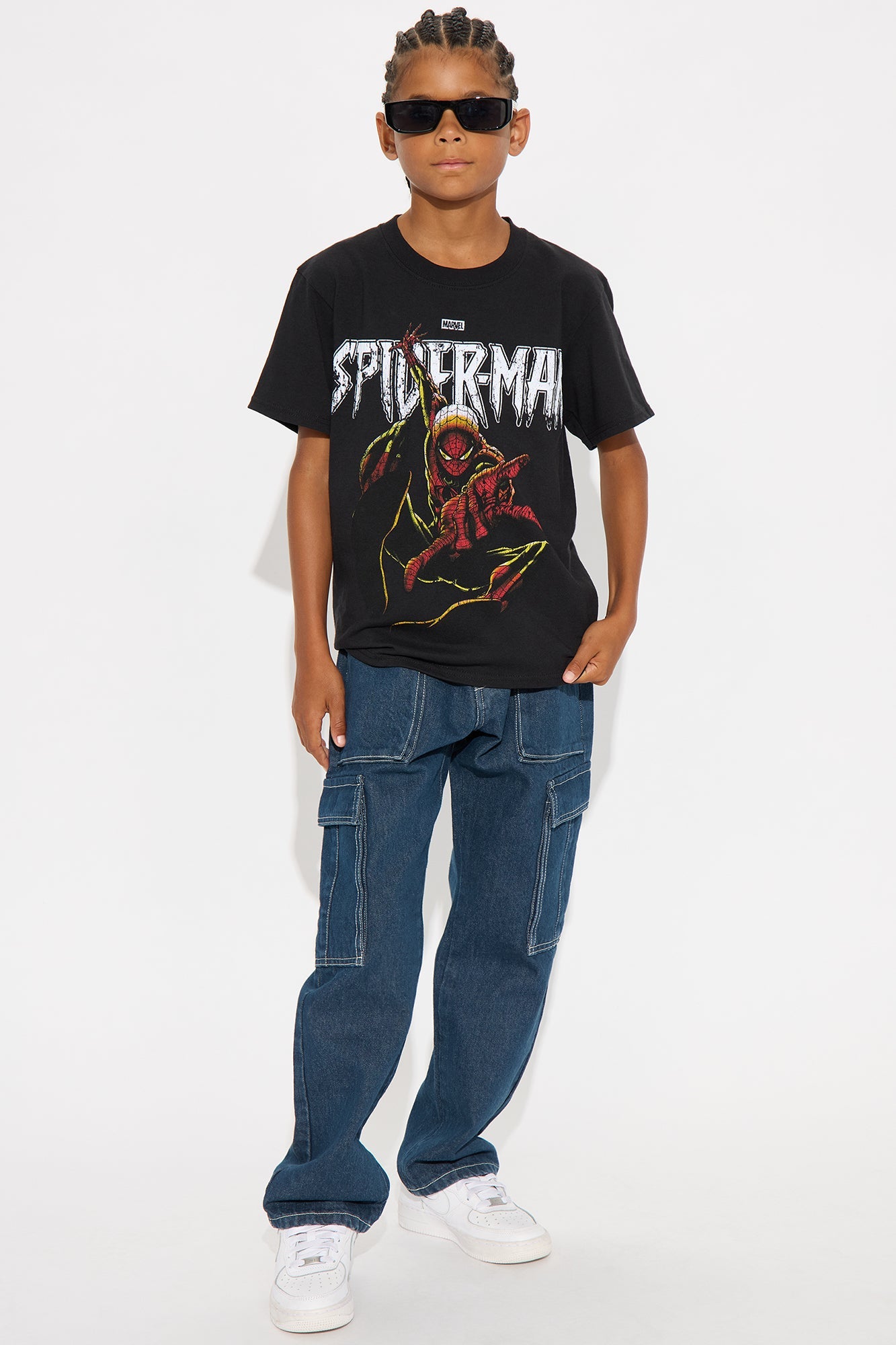 Mini Spiderman Webshooter Short Sleeve Tee - Black