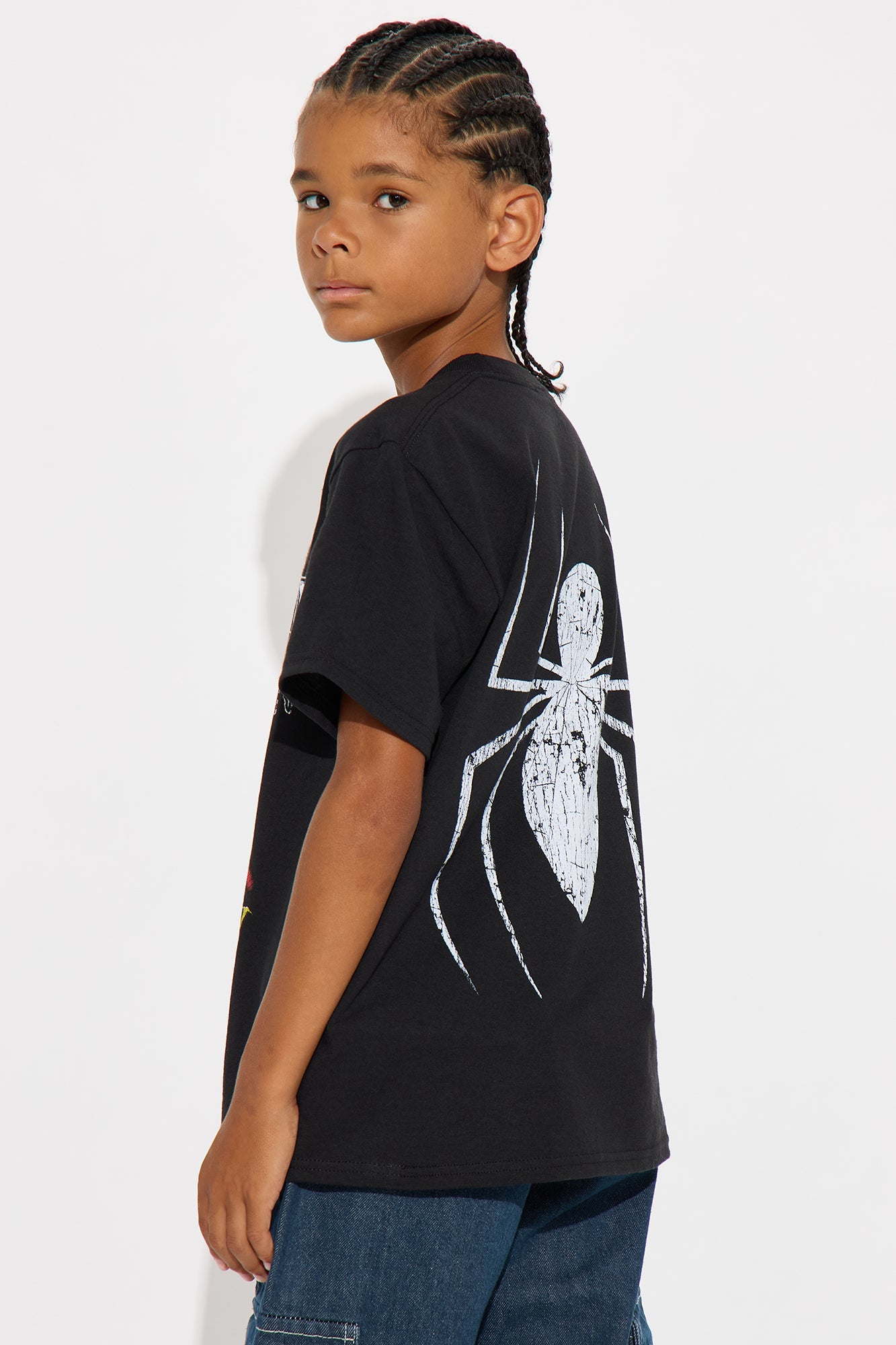Mini Spiderman Webshooter Short Sleeve Tee - Black