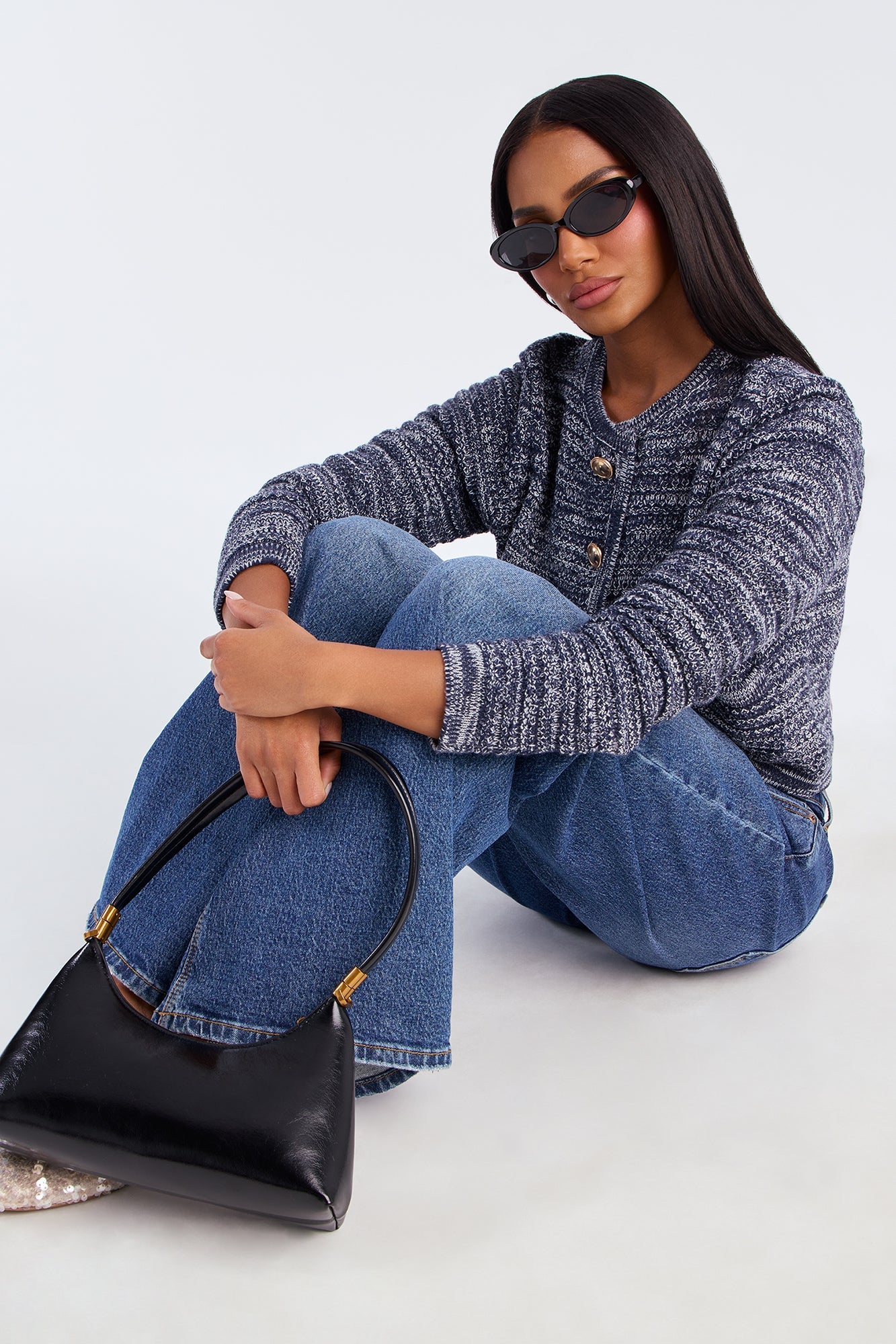 Class Act Cardigan - Navy