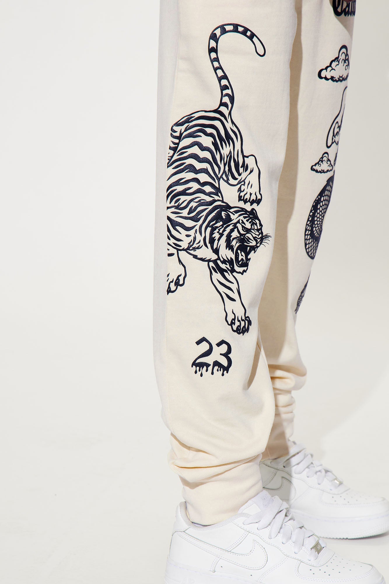 Mini California Warriors Fleece Jogger Pant - Sand