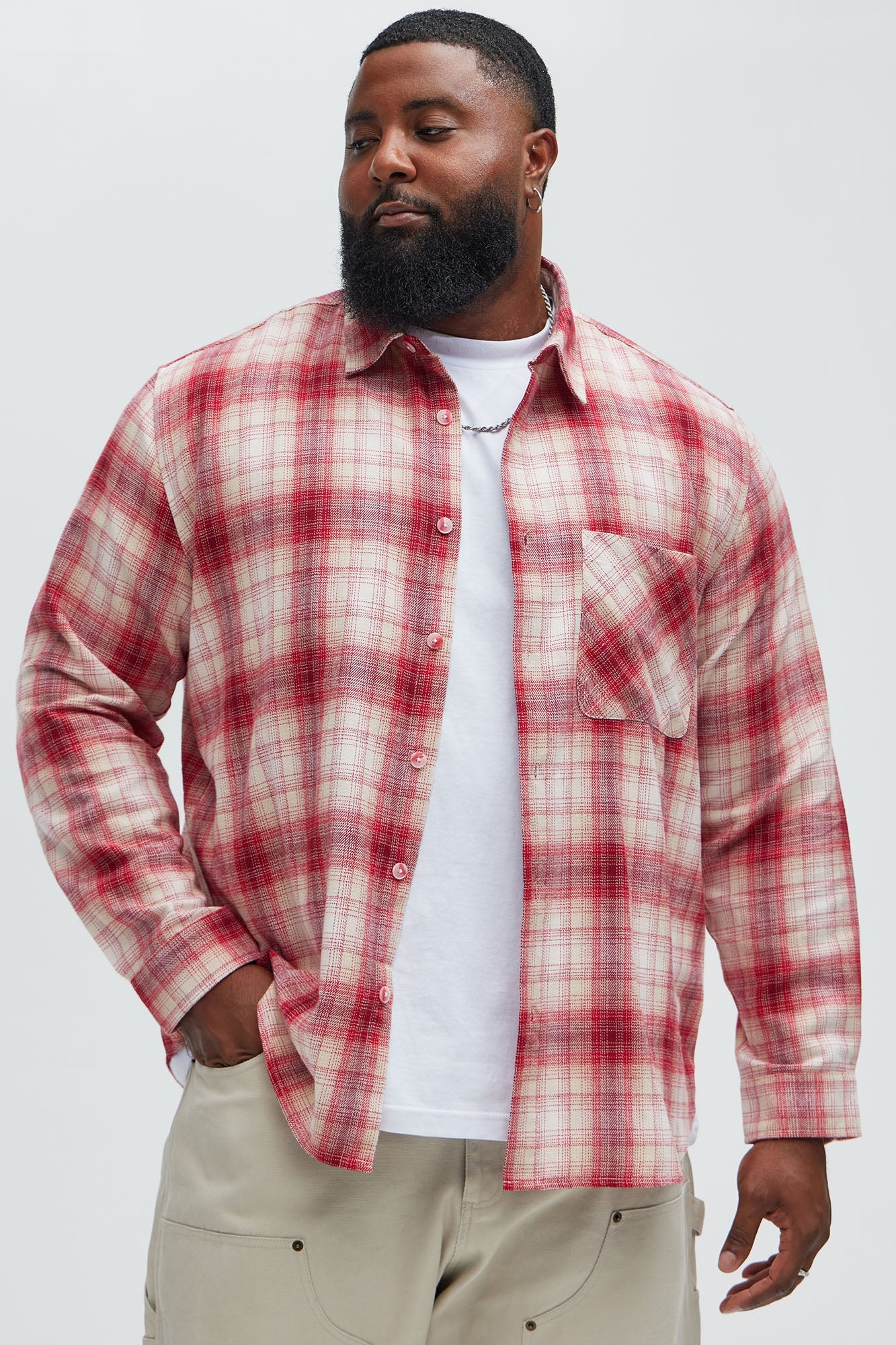Dighton Plaid Shirt - Red/combo