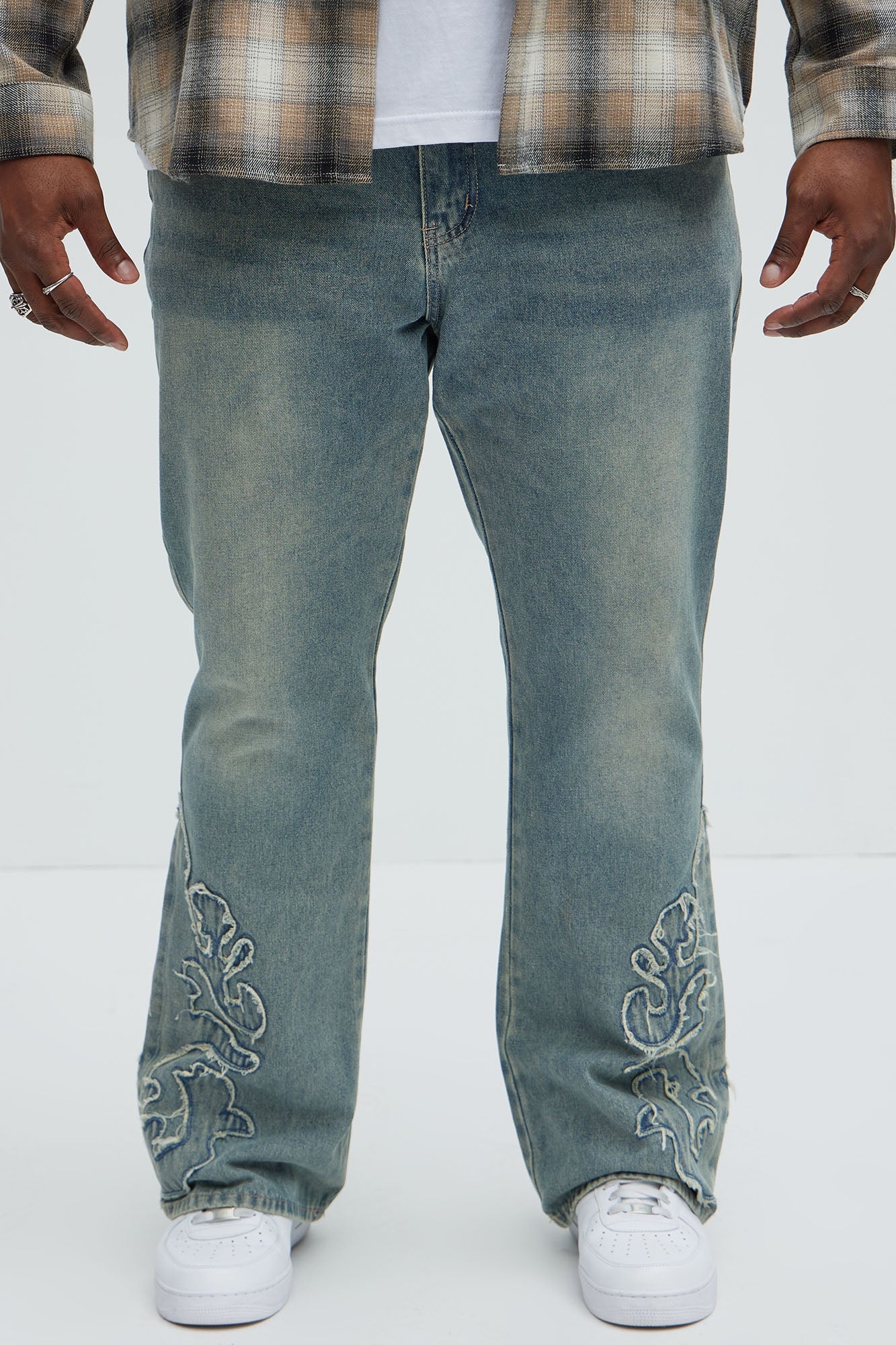 Tumble Slim Flare Jeans - Light Blue Wash