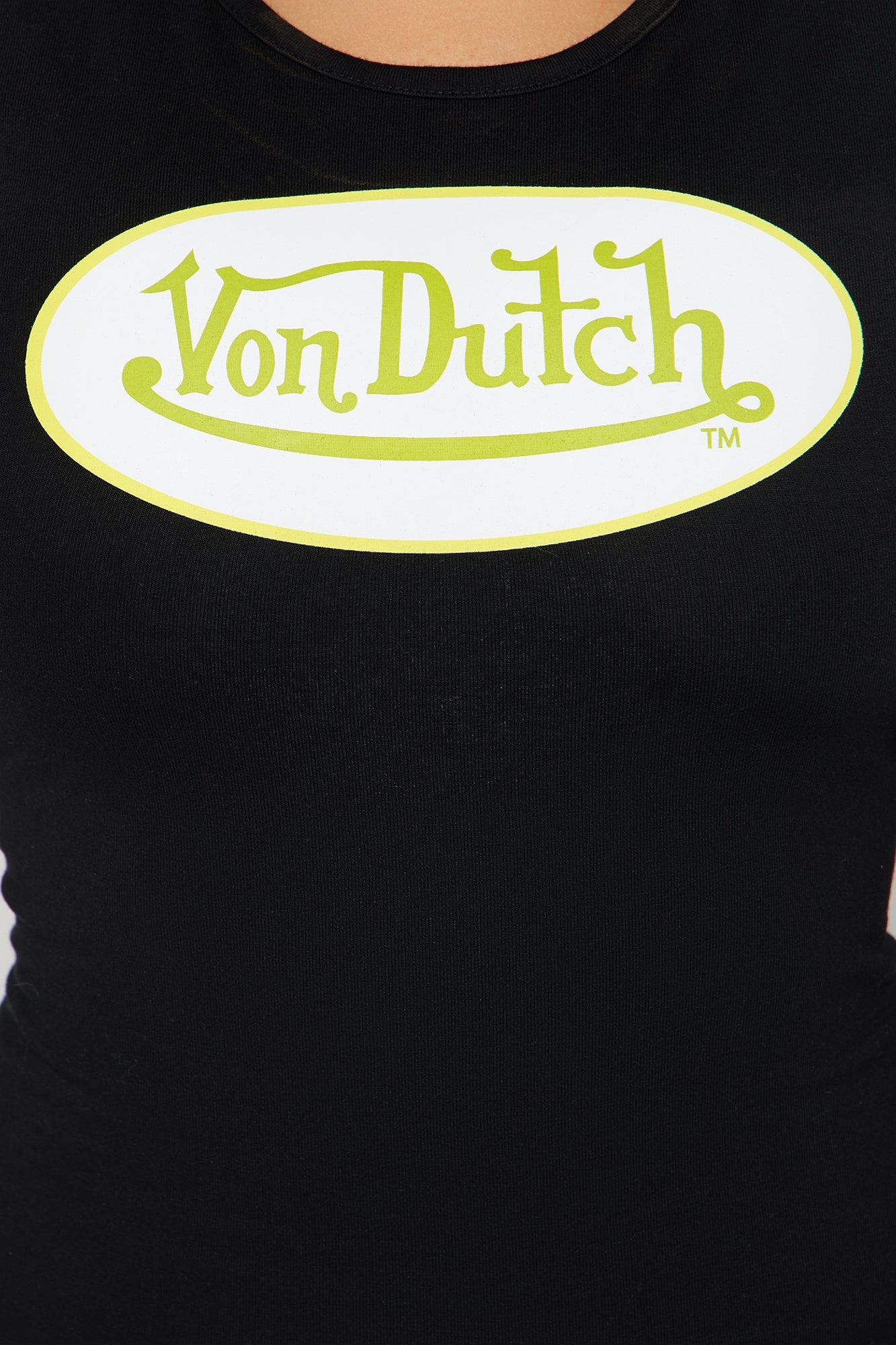 Von Dutch Logo Mini Dress - Black