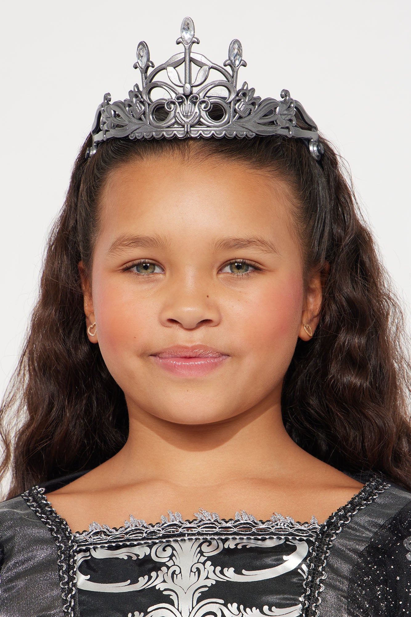 Mini Skeleton Princess Costume - Black/Silver
