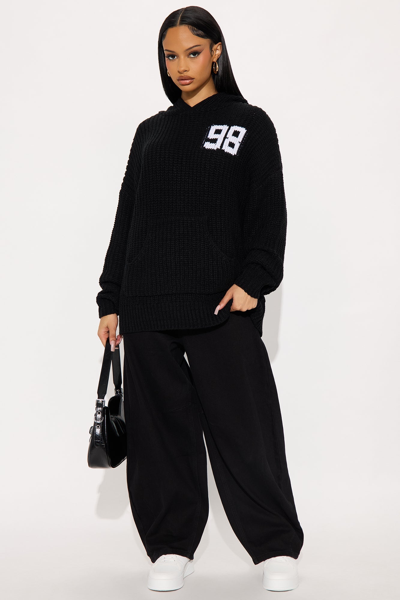 Big City Hooded Sweater - Black/combo