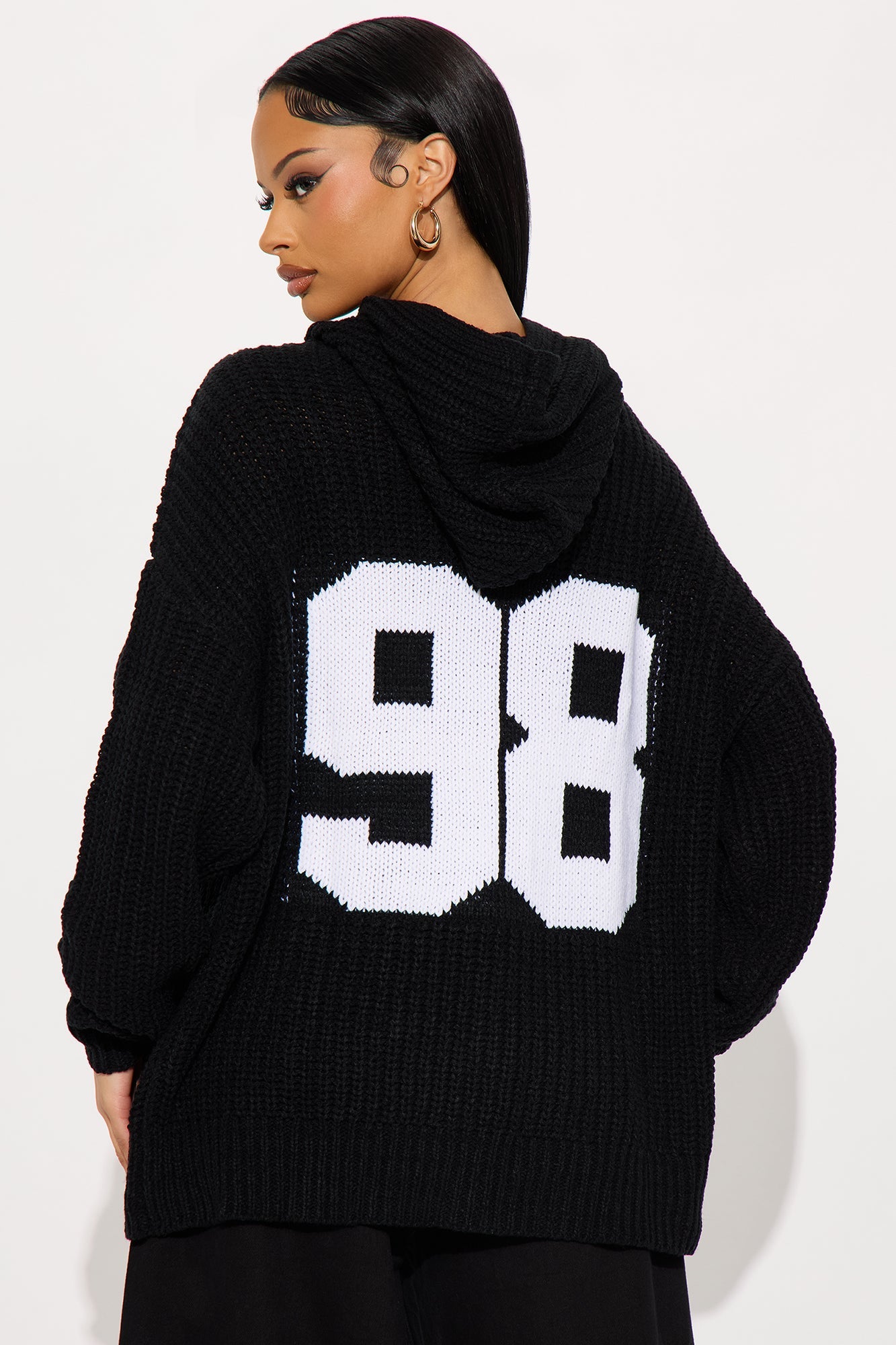 Big City Hooded Sweater - Black/combo