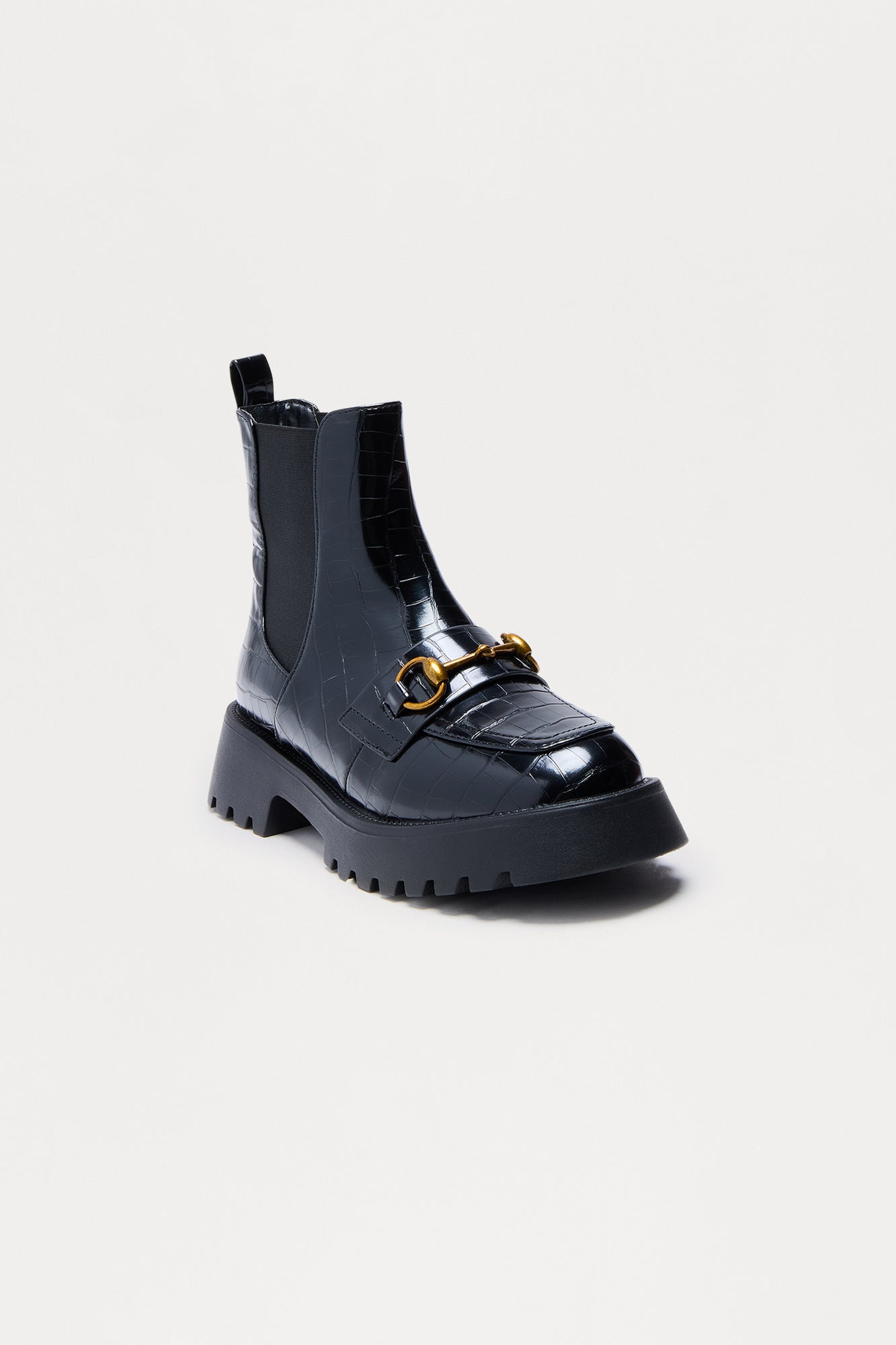 Gavin Hardware Booties - Black