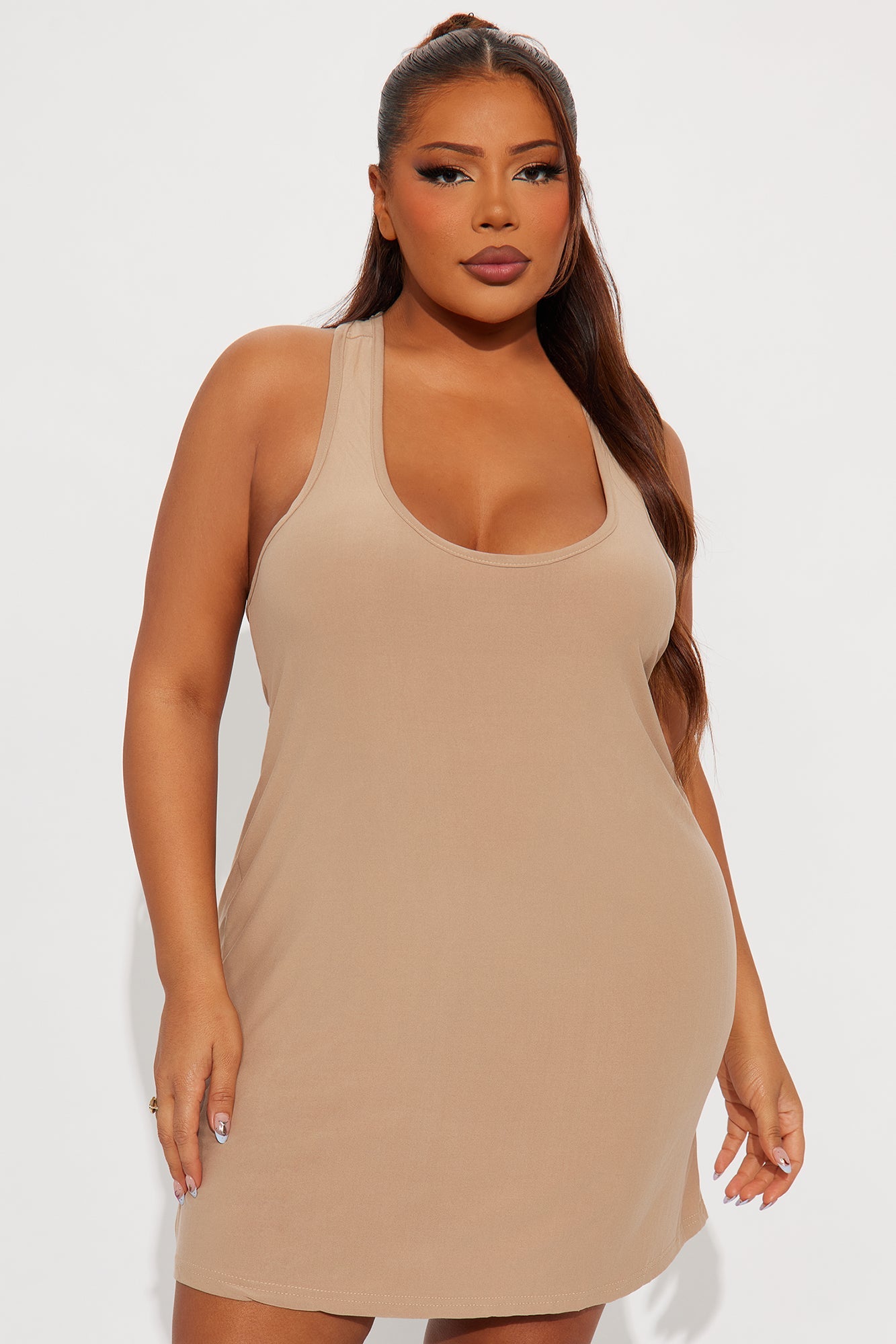 Bedtime PJ Sleep Dress - Taupe