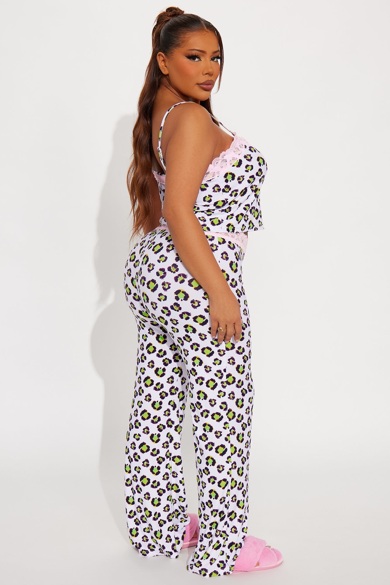 Wild Child Cami PJ Pant Set - Leopard