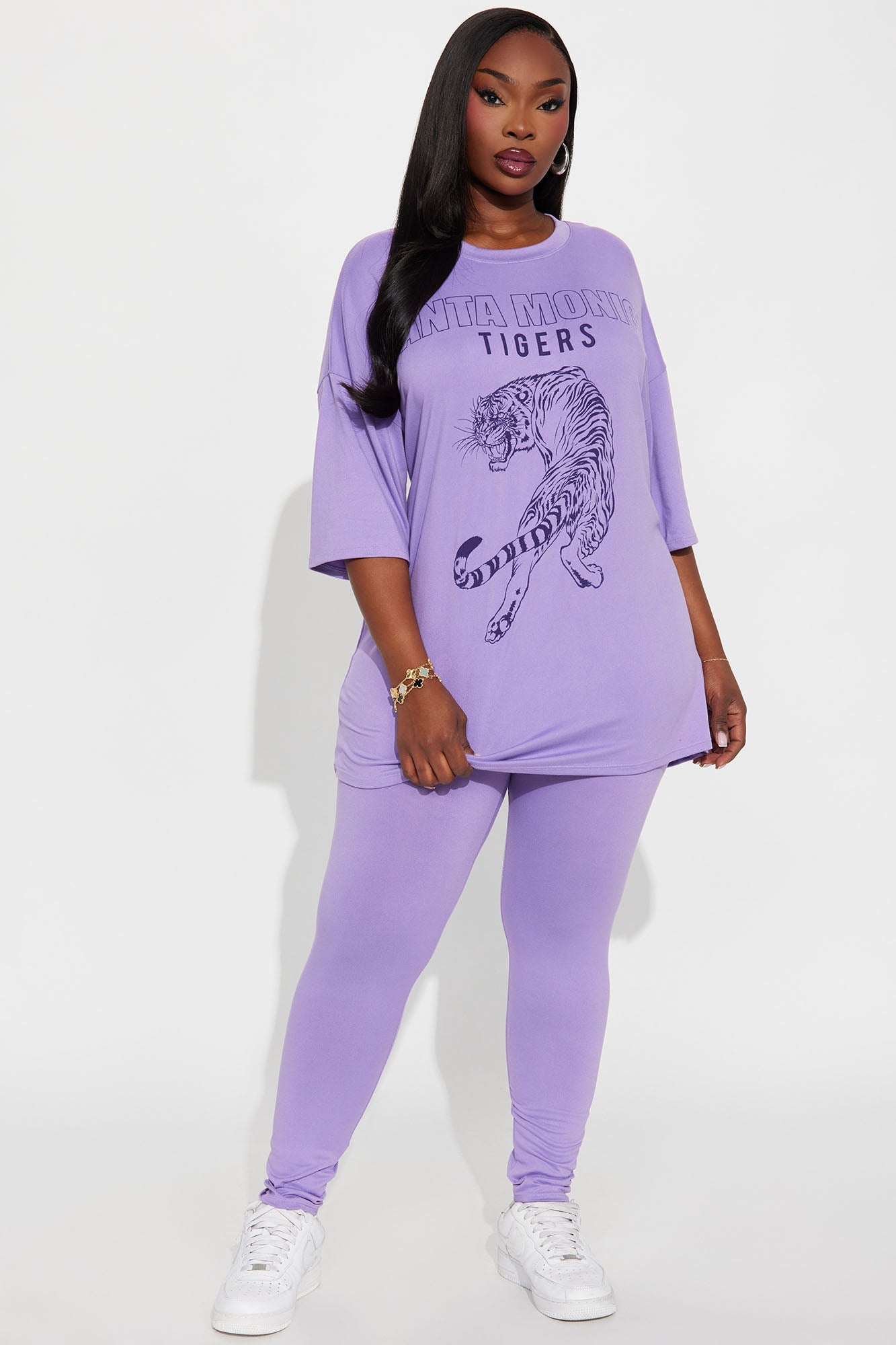 Santa Monica Leggings Pant Set - Lavender