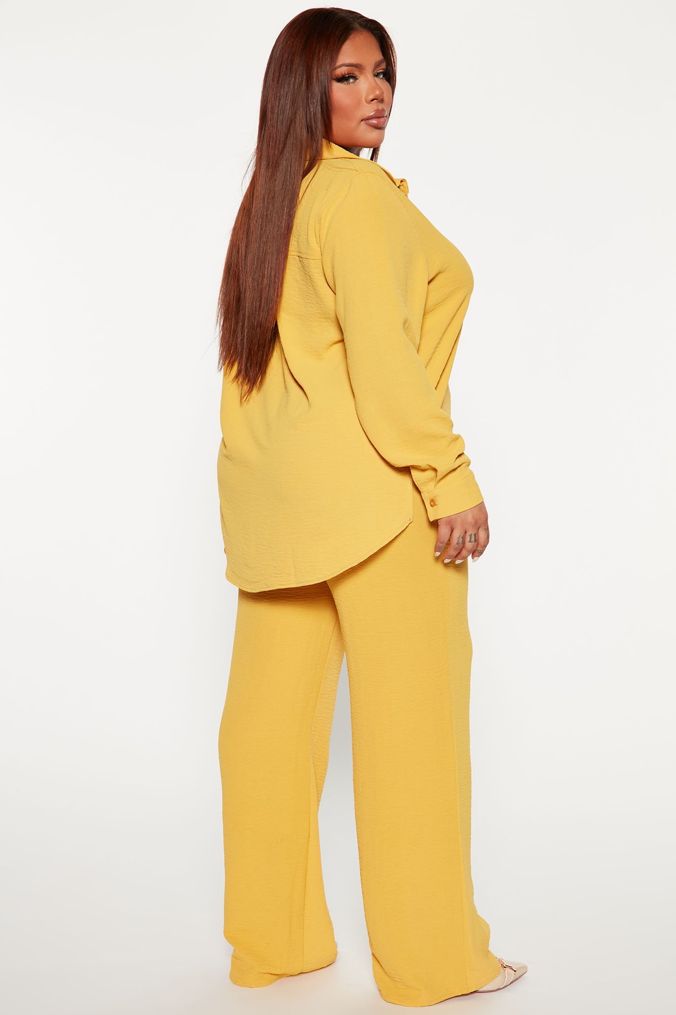 Makenzie Pant Set - Mustard