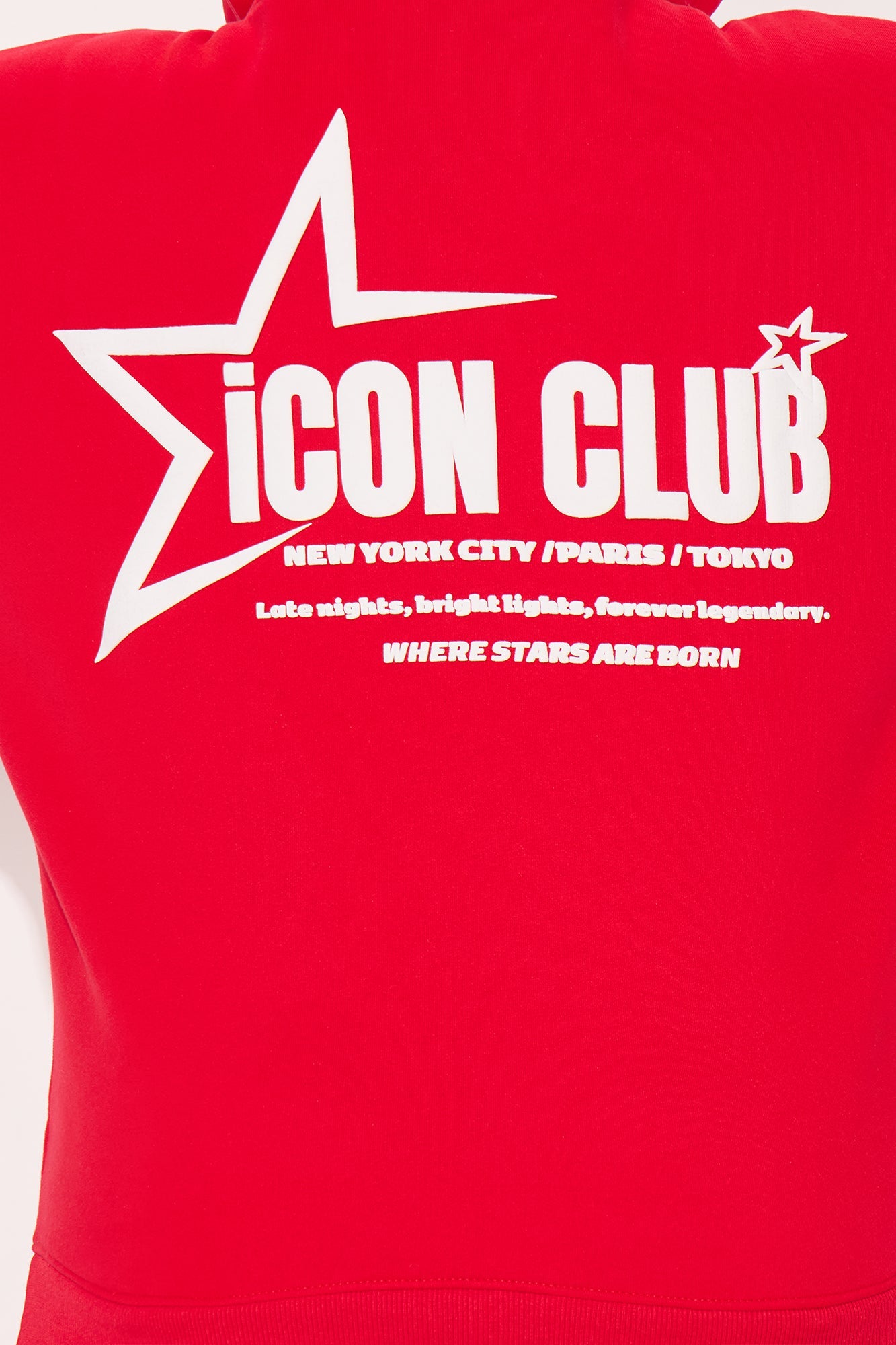 Iconic Club Fleece Pant Set - Red