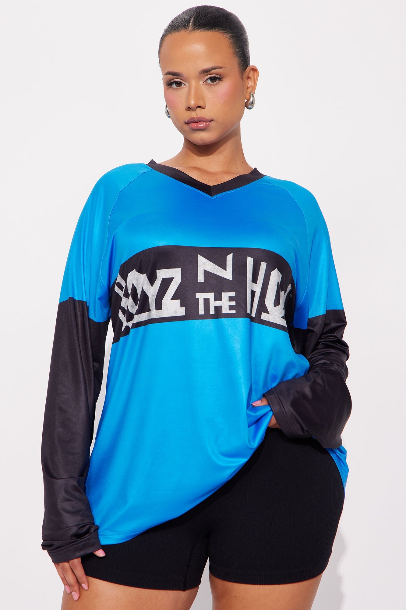 Boyz N The Hood Long Sleeve Jersey - Blue