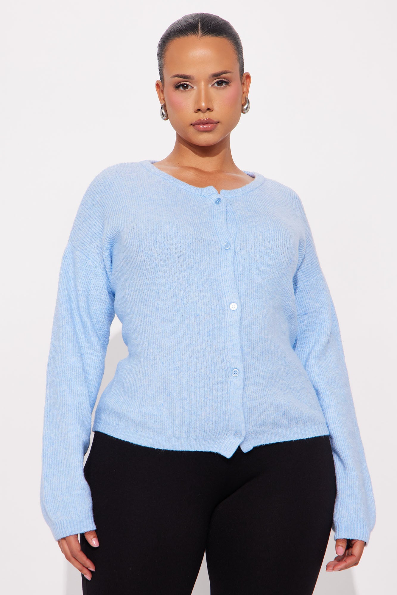 In Love With Fall Cardigan - Blue