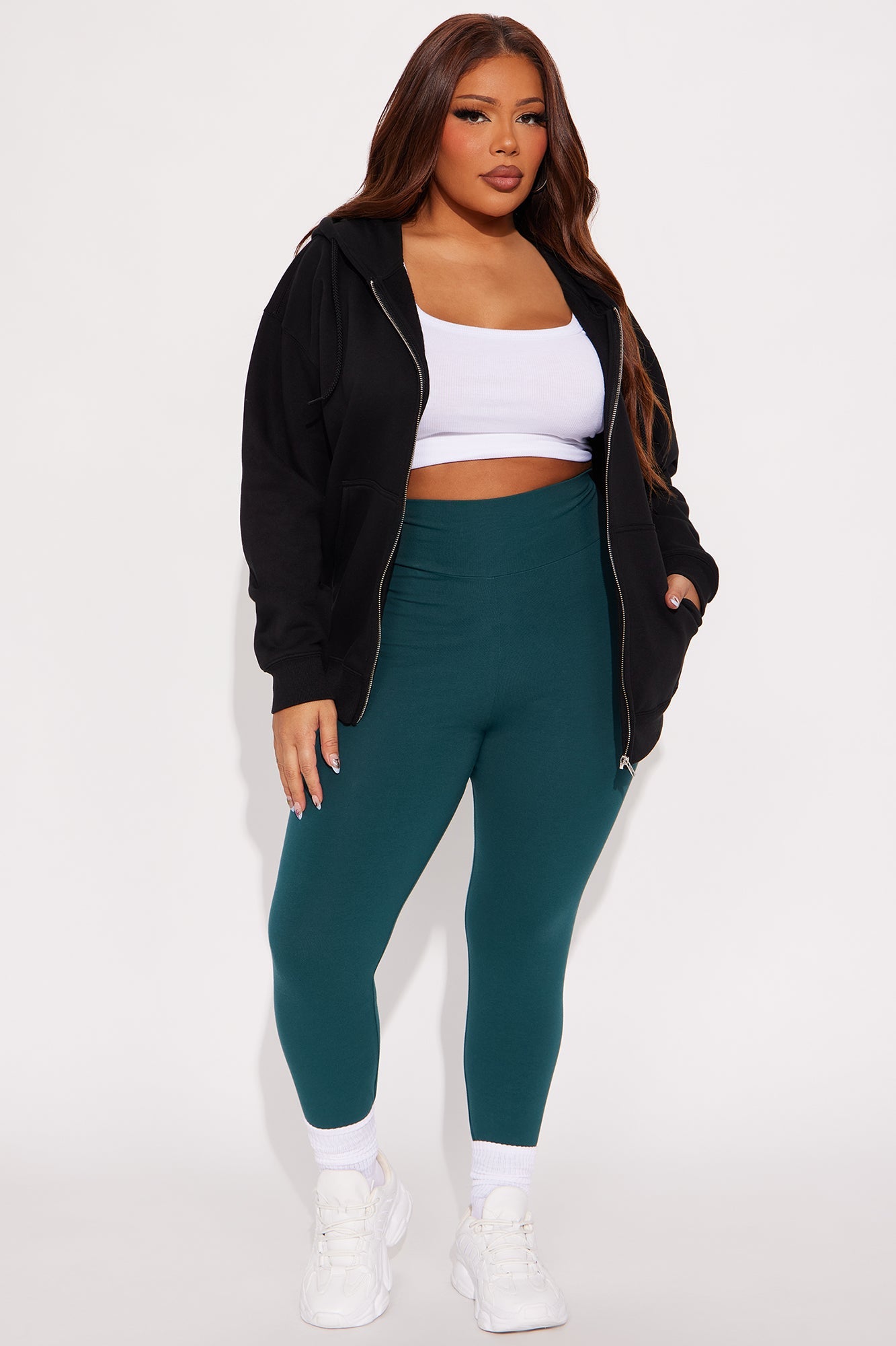 Running Around High Rise Legging - Teal