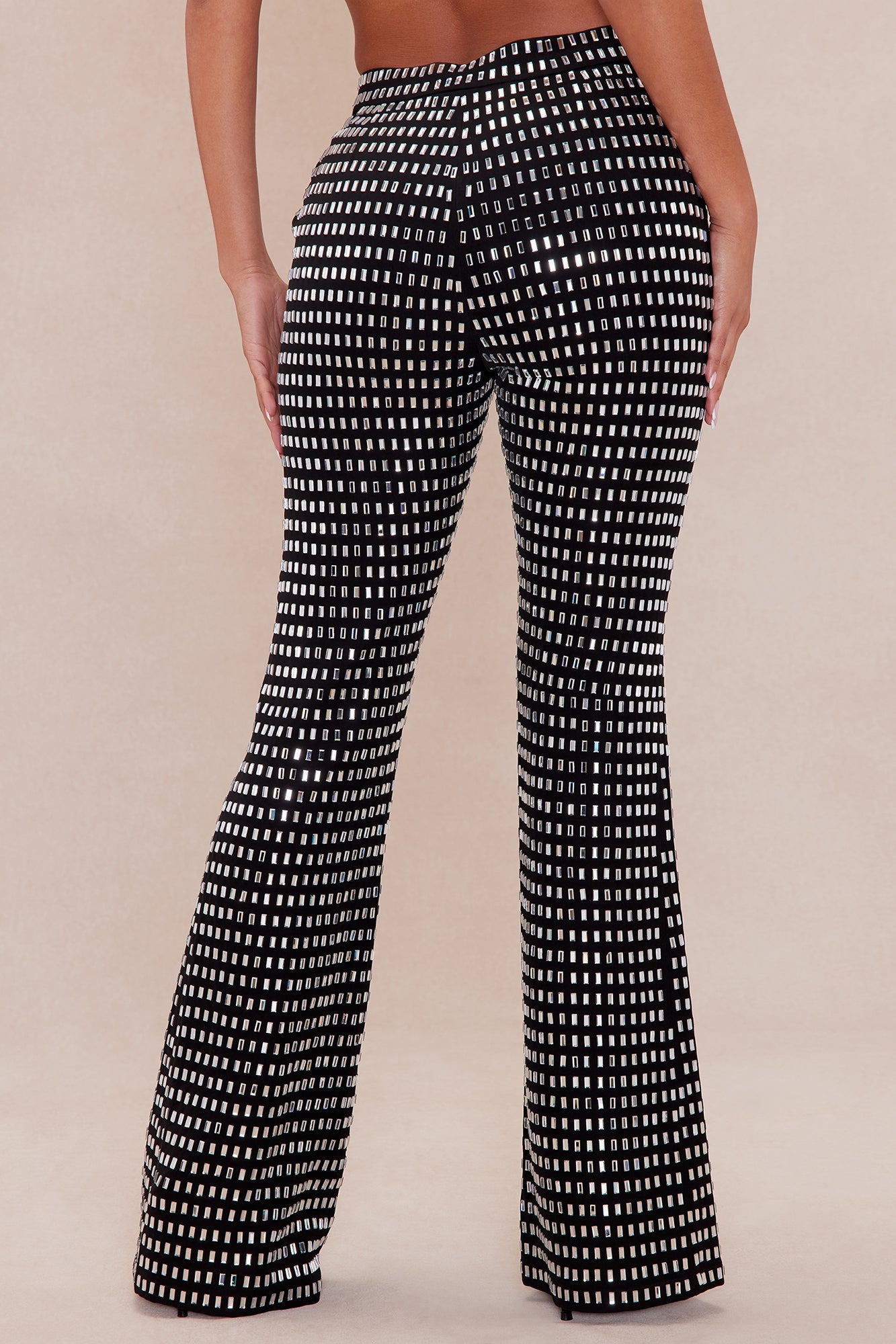 Kylie Embellished Pants - Black