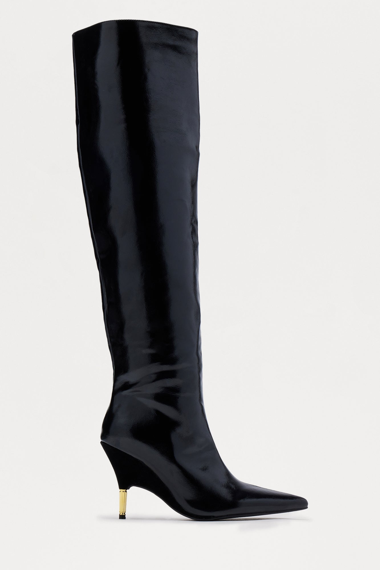 Cayenne Thigh High Boots - Black