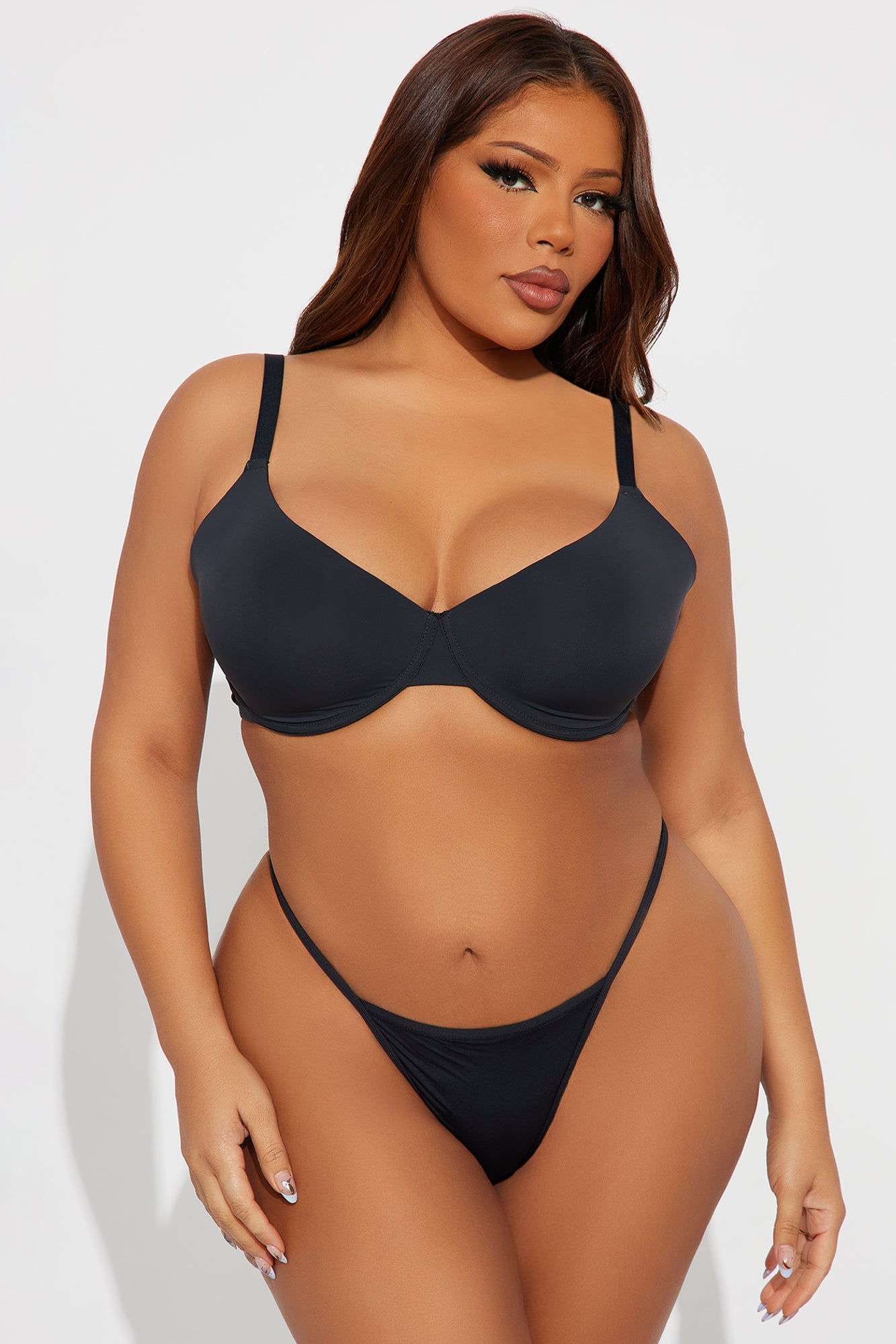 Nova Super Scoop Bra - Black