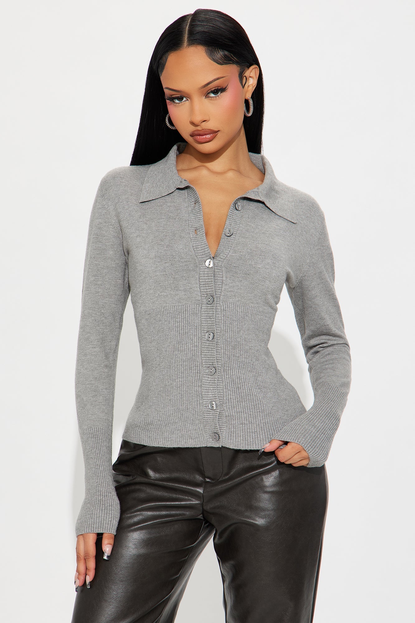 The Maya Cardigan - Grey