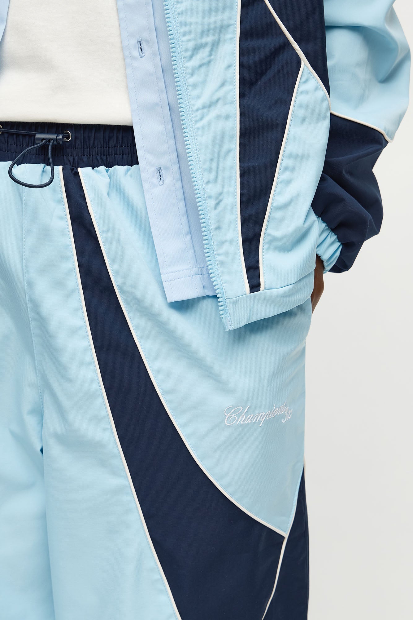 Baggy International Champions Color Blocked Track Pant - Blue/combo
