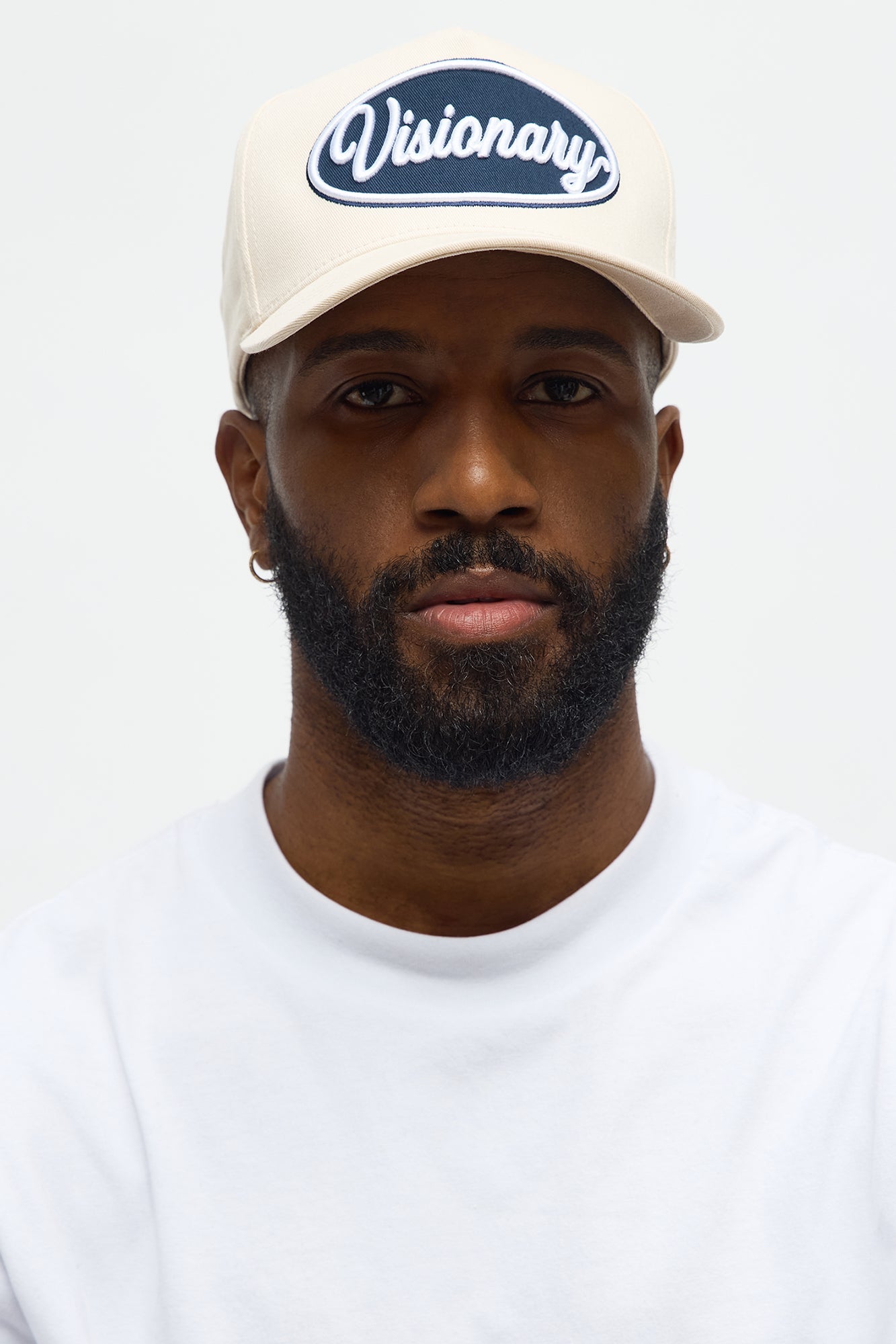 Visionary Structured Snapback Hat - Stone