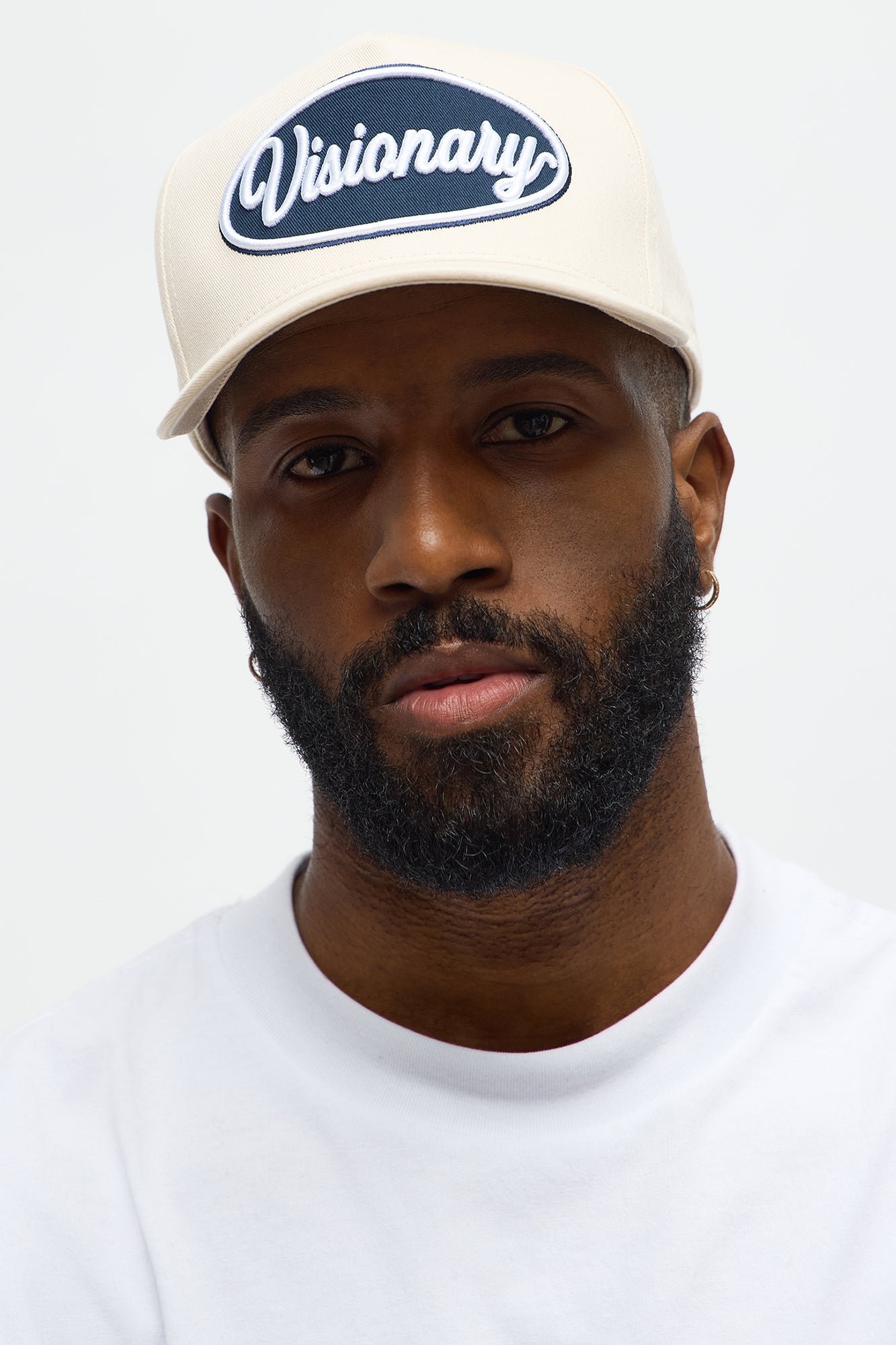 Visionary Structured Snapback Hat - Stone