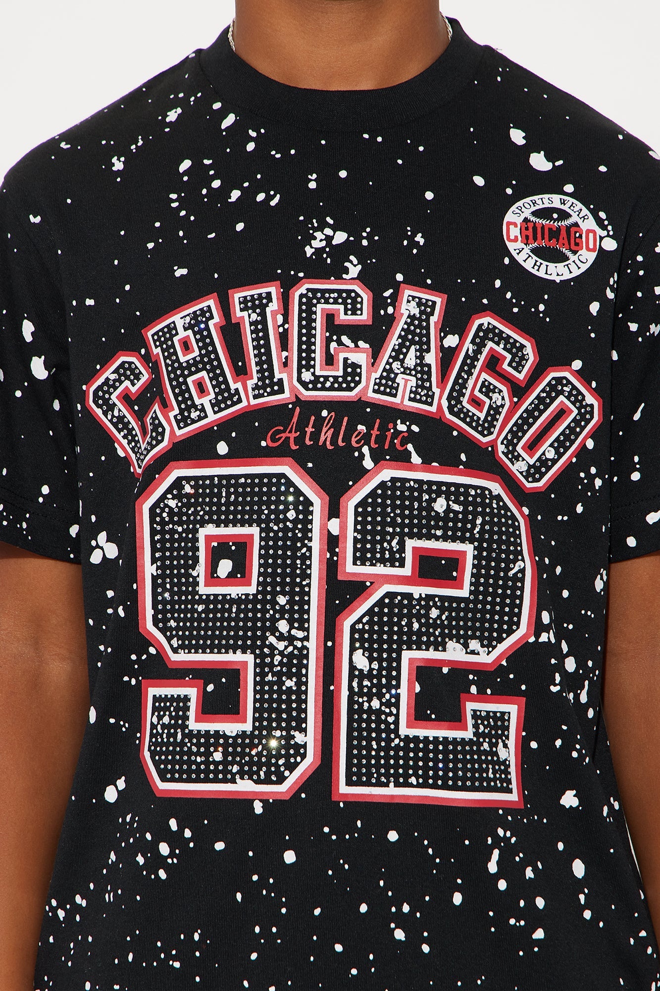 Mini Chicago 92 Jersey Screen T-Shirt - Black