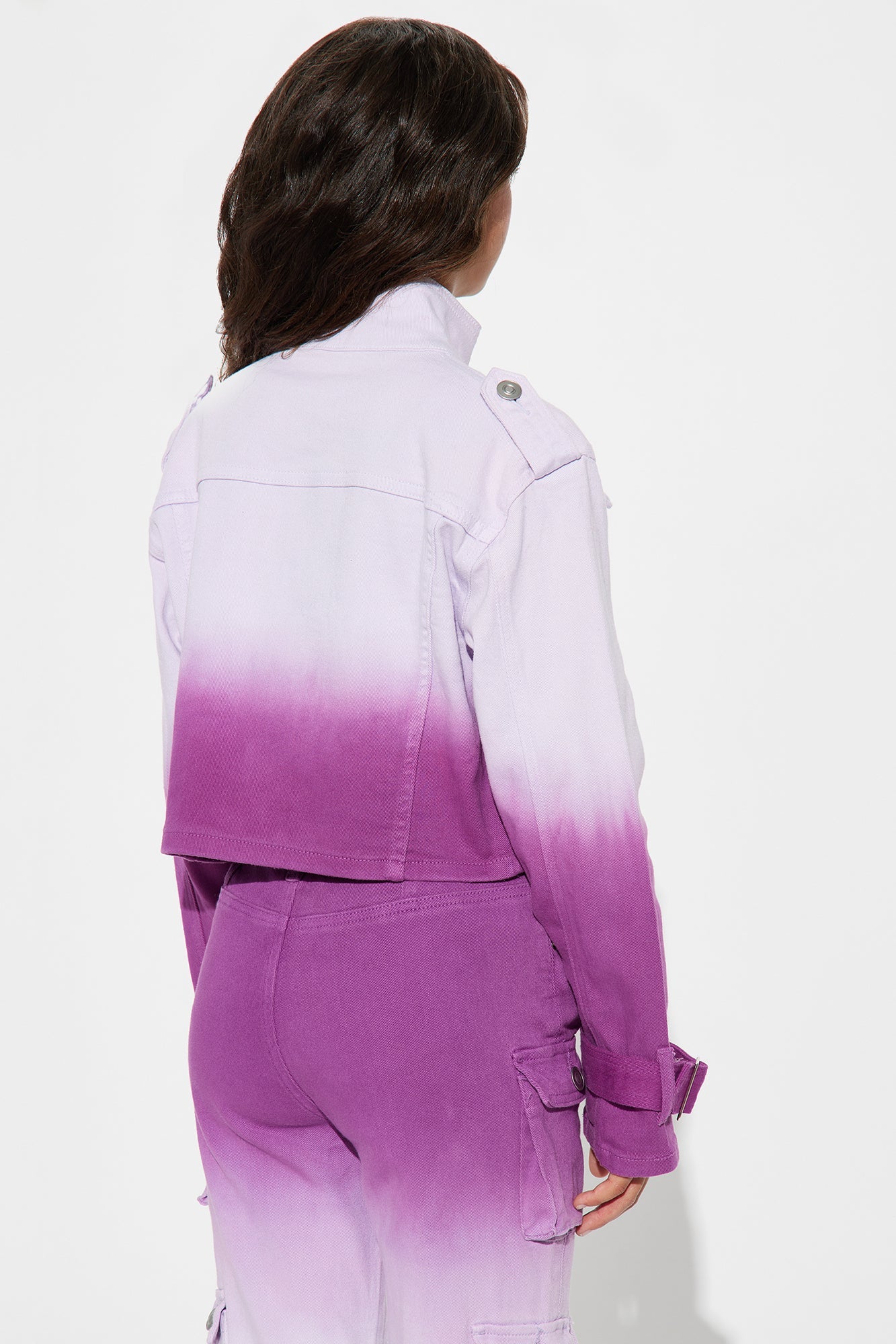 Mini Billie Ombre Jacket - Fuchsia/combo