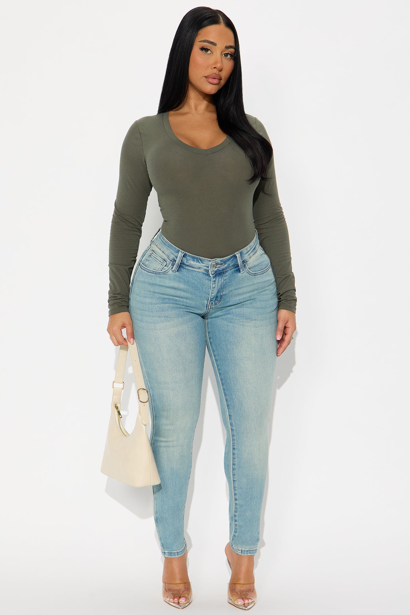 Voted Most Liked Bodysuit - Olive