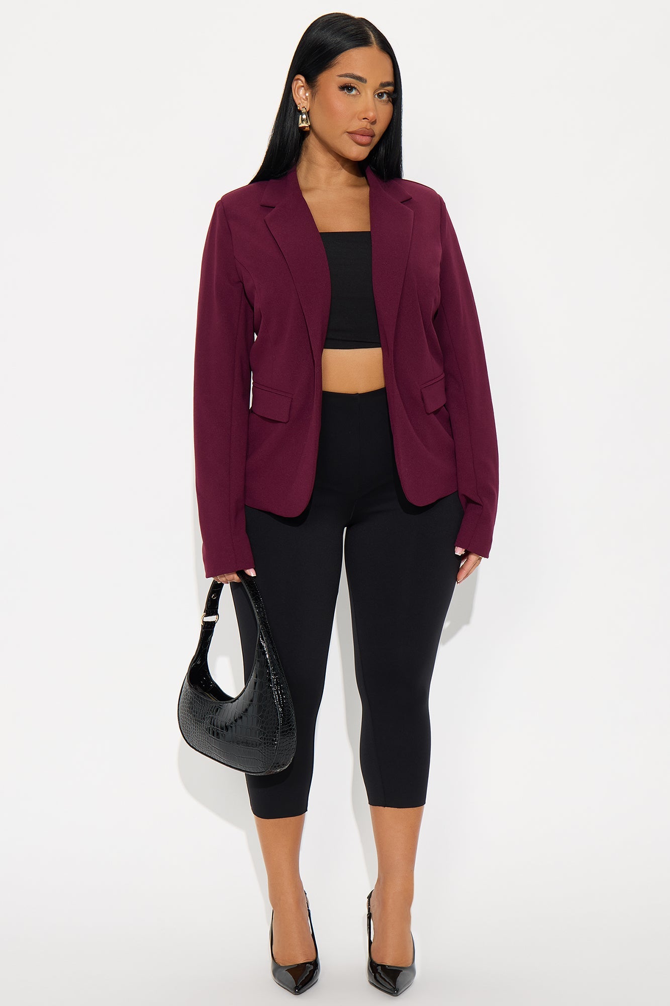 Make The Call Blazer - Burgundy