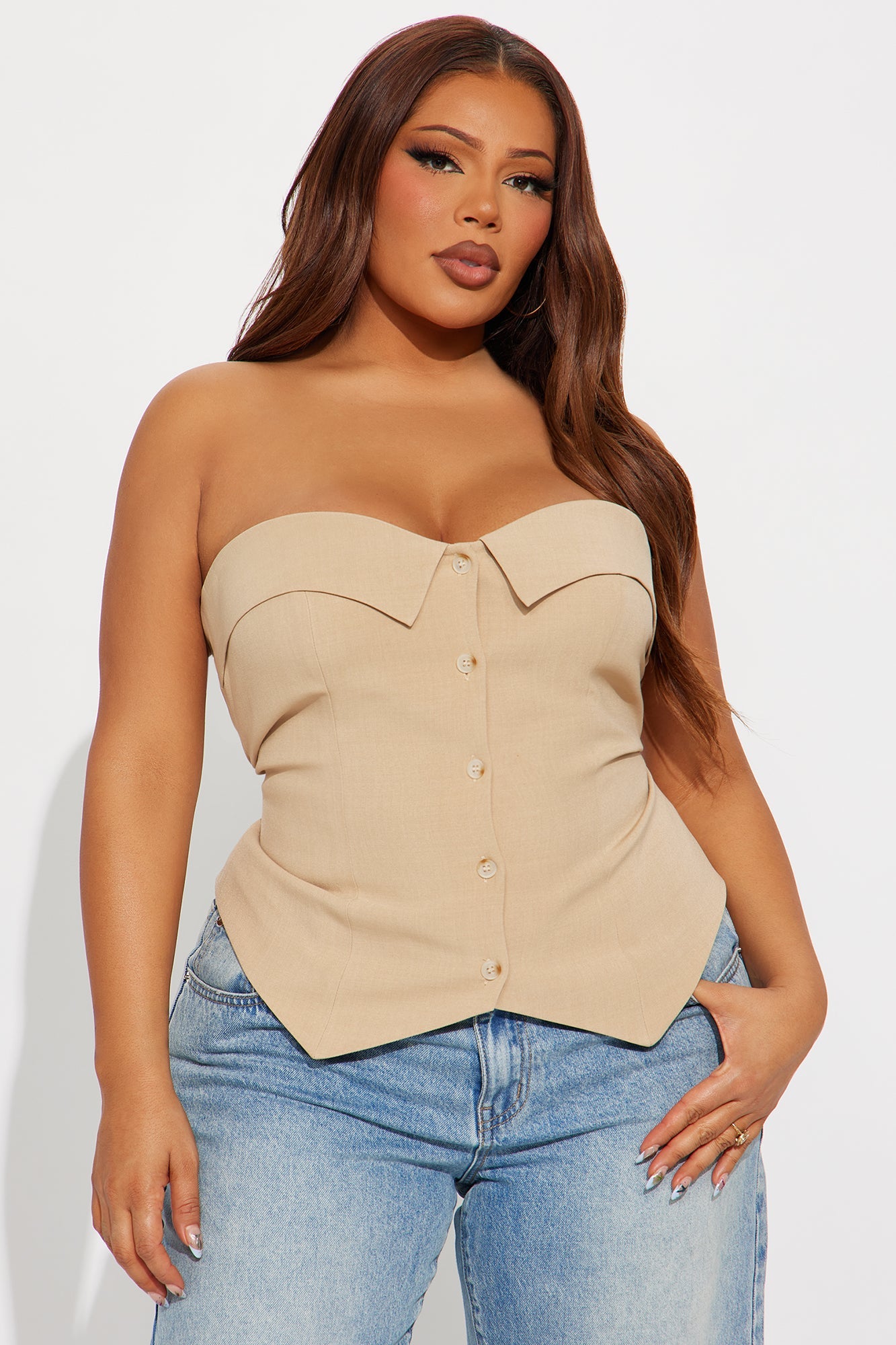 Not On The Checklist Vest Top - Khaki