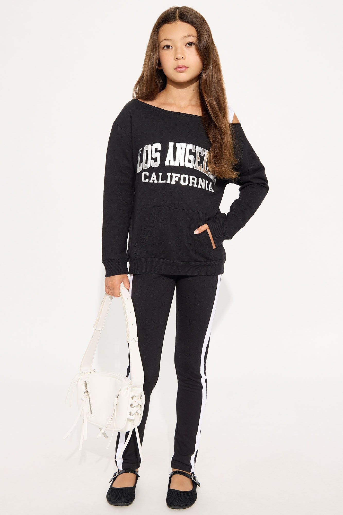 Mini LA Girl Legging Set - Black