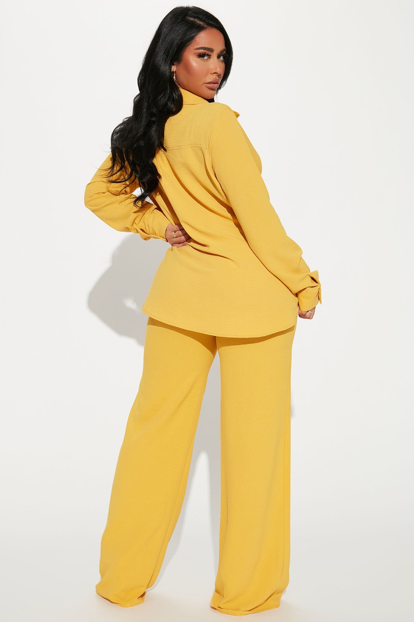 Makenzie Pant Set - Mustard