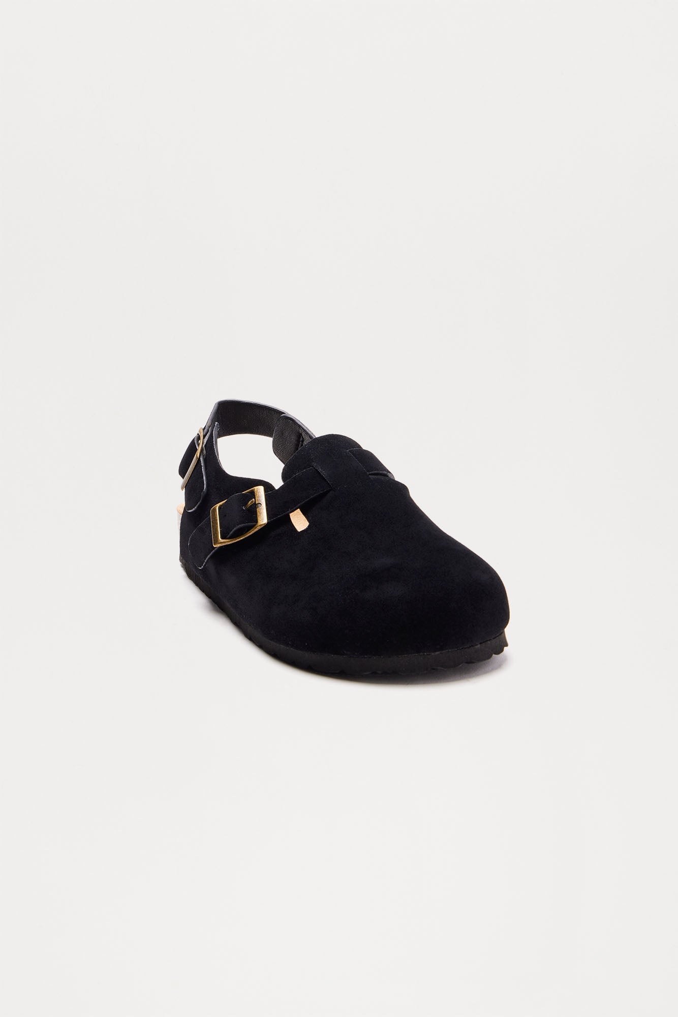 Fletcher Buckle Slides - Black