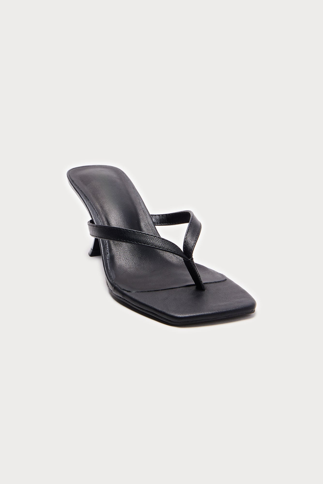 Pool Club Thong Heels - Black