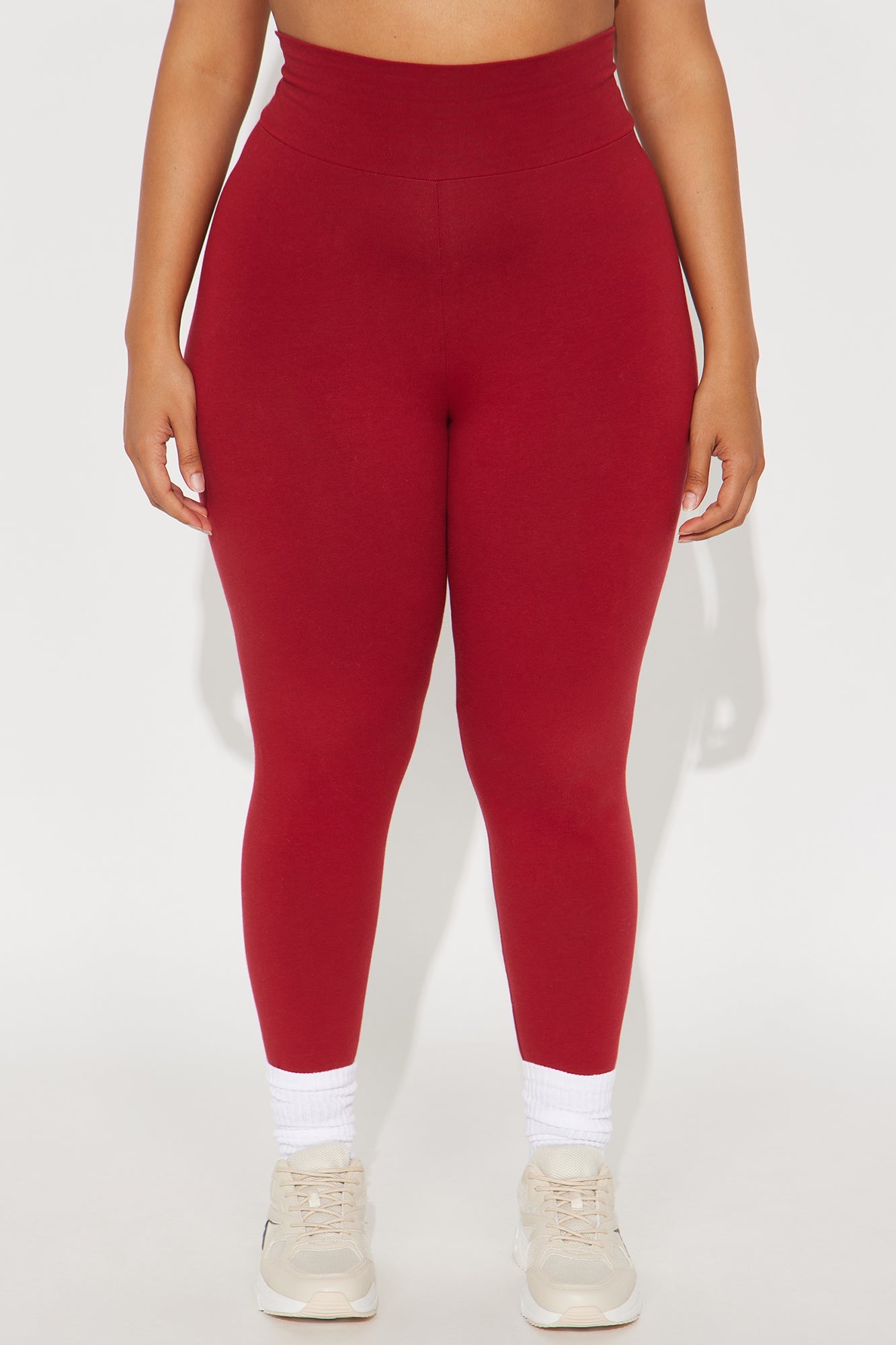 Running Around High Rise Legging - DarkRed