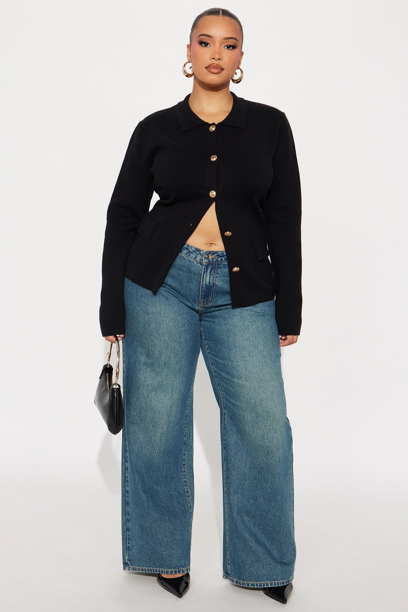 Pretty And Polished Cardigan - Black