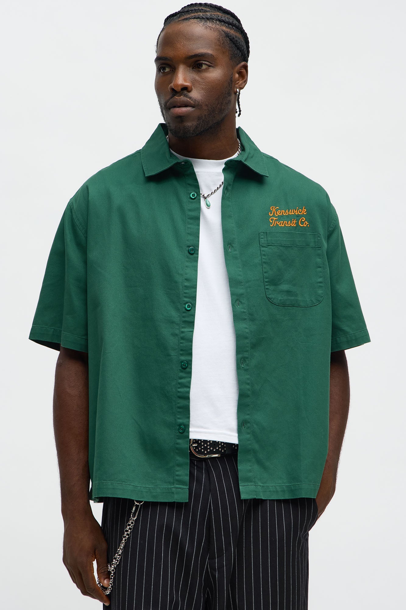 Kenswik Button Up Shirt - Olive