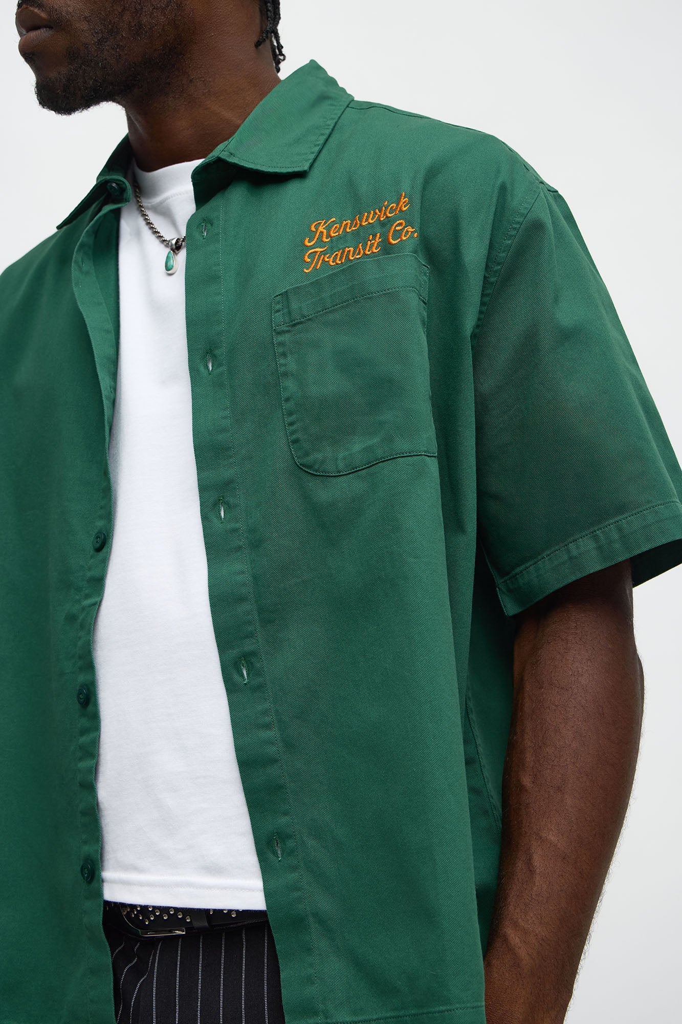 Kenswik Button Up Shirt - Olive