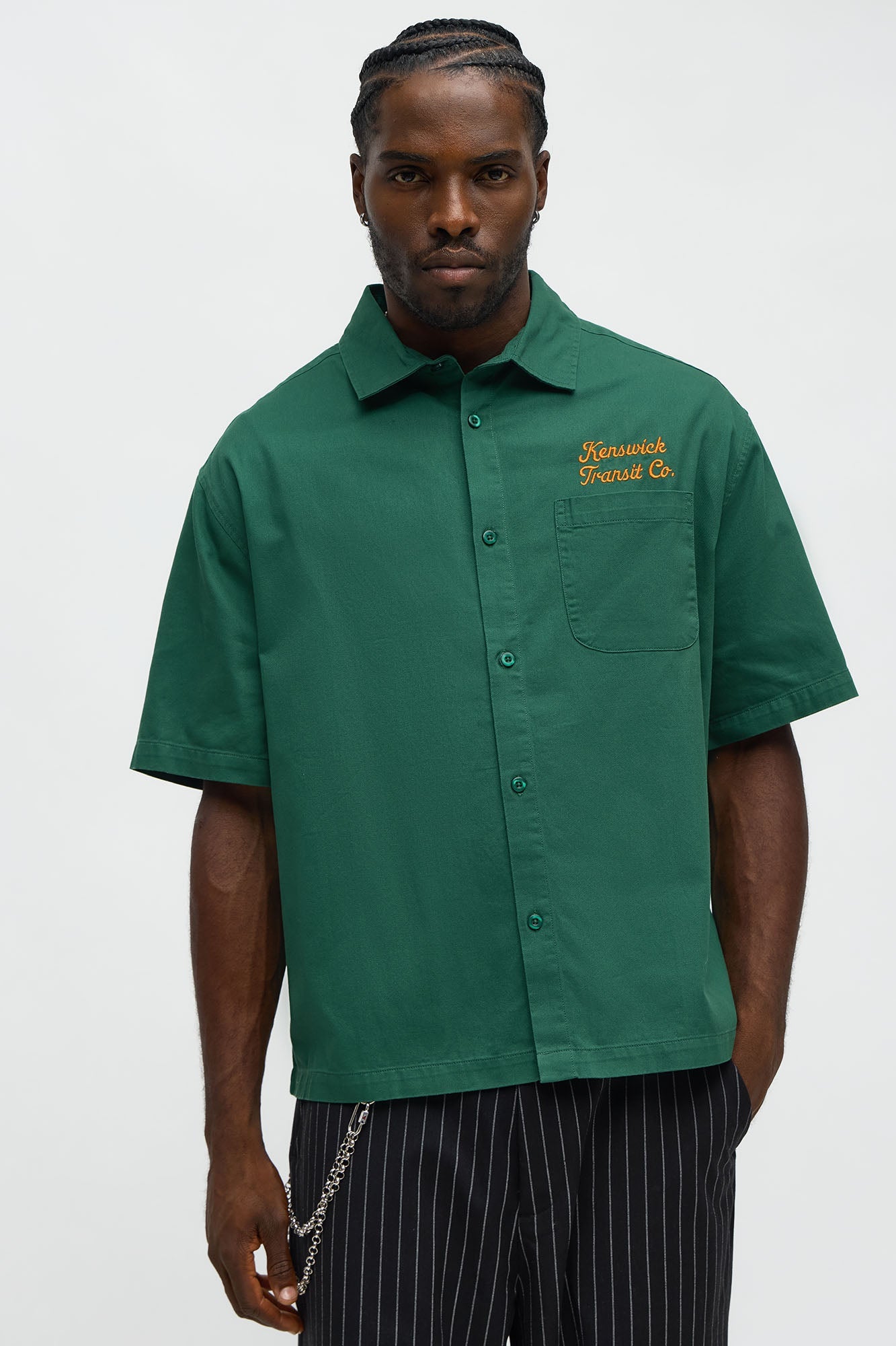 Kenswik Button Up Shirt - Olive