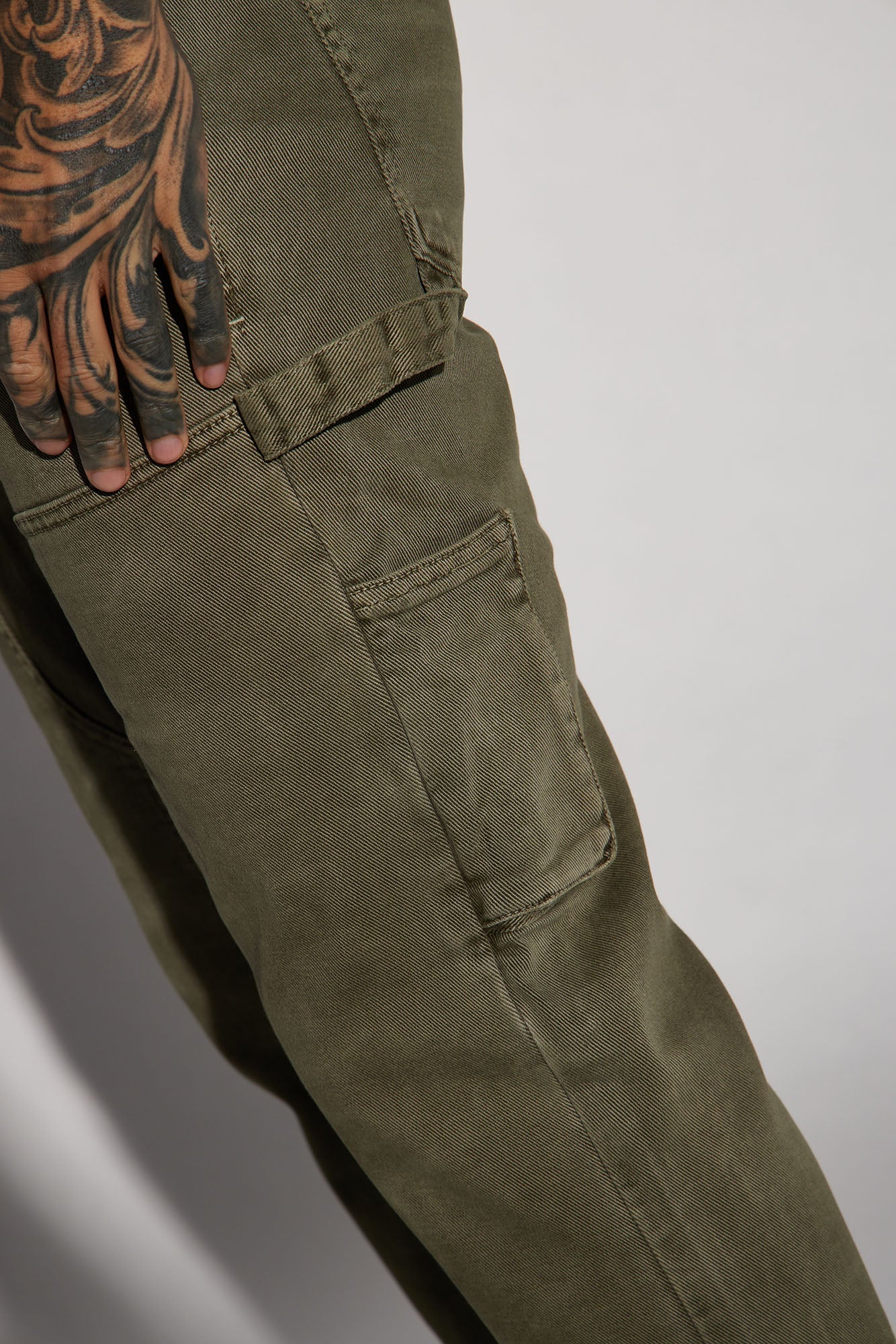 Indestructible Slim Flare Carpenter Pants - Olive