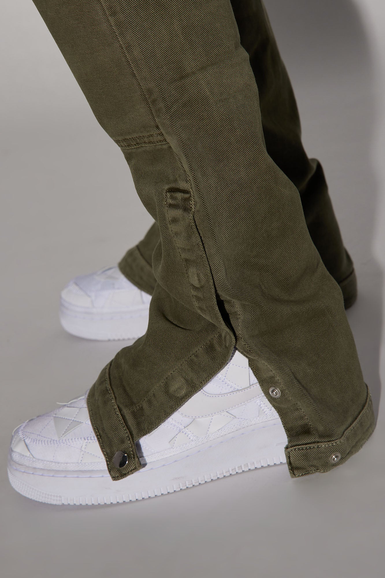 Indestructible Slim Flare Carpenter Pants - Olive