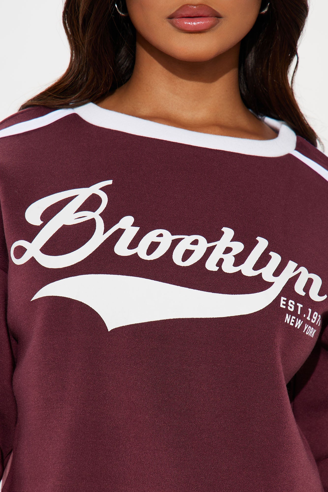 Brooklyn Life Fleece Jogger Set - Burgundy