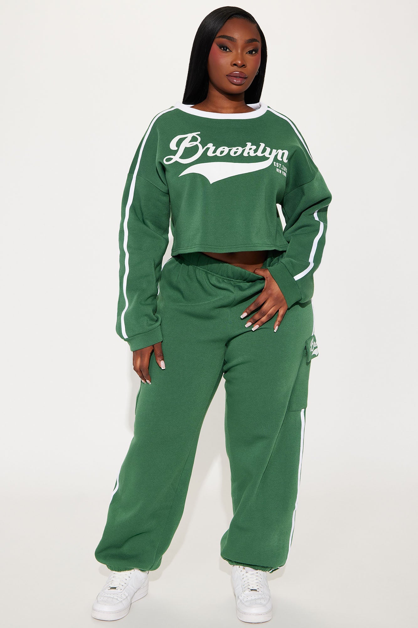 Brooklyn Life Fleece Jogger Set - Hunter
